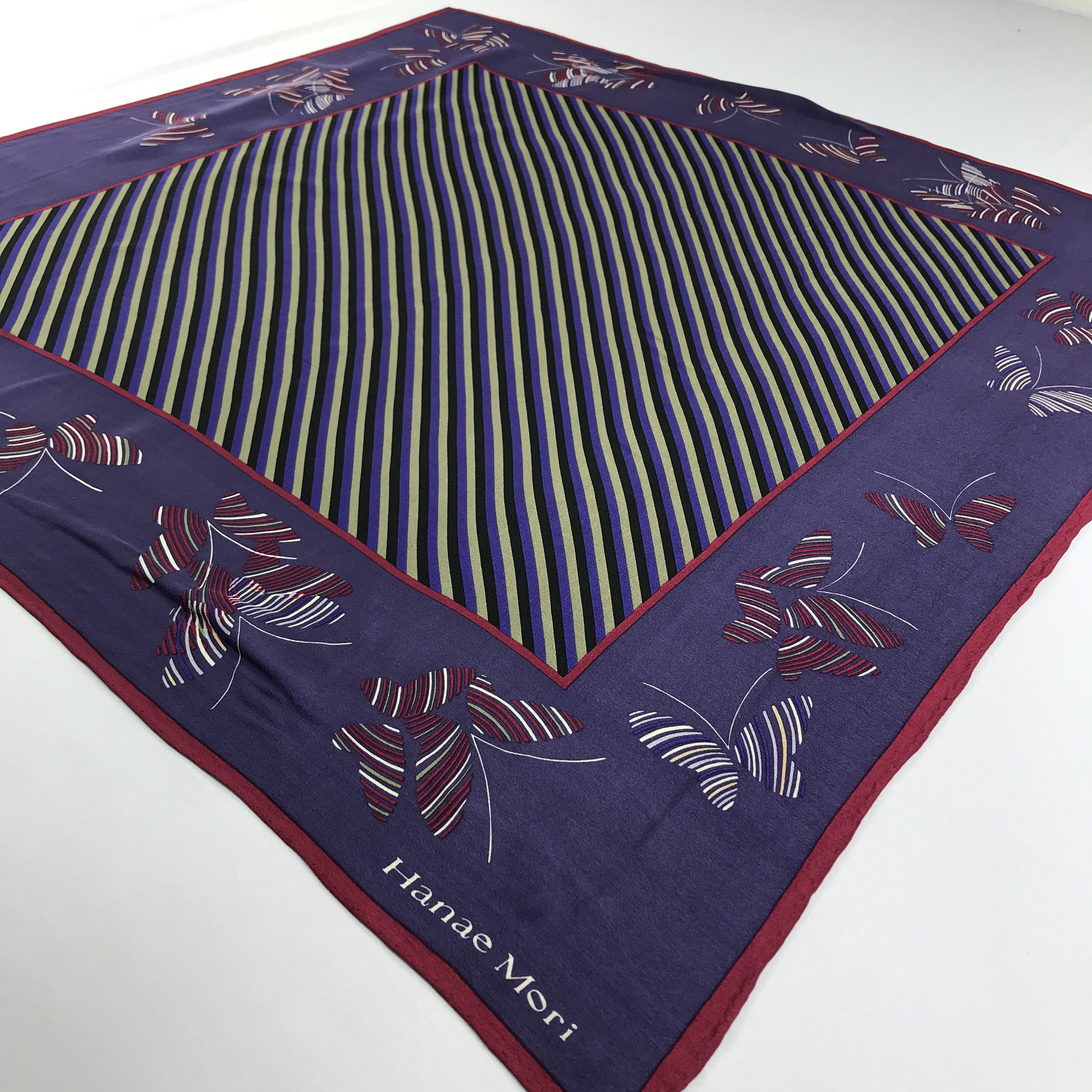 Hanae Mori Vintage Hanae Mori Silk Scarf Size ONE SIZE - 3 Thumbnail