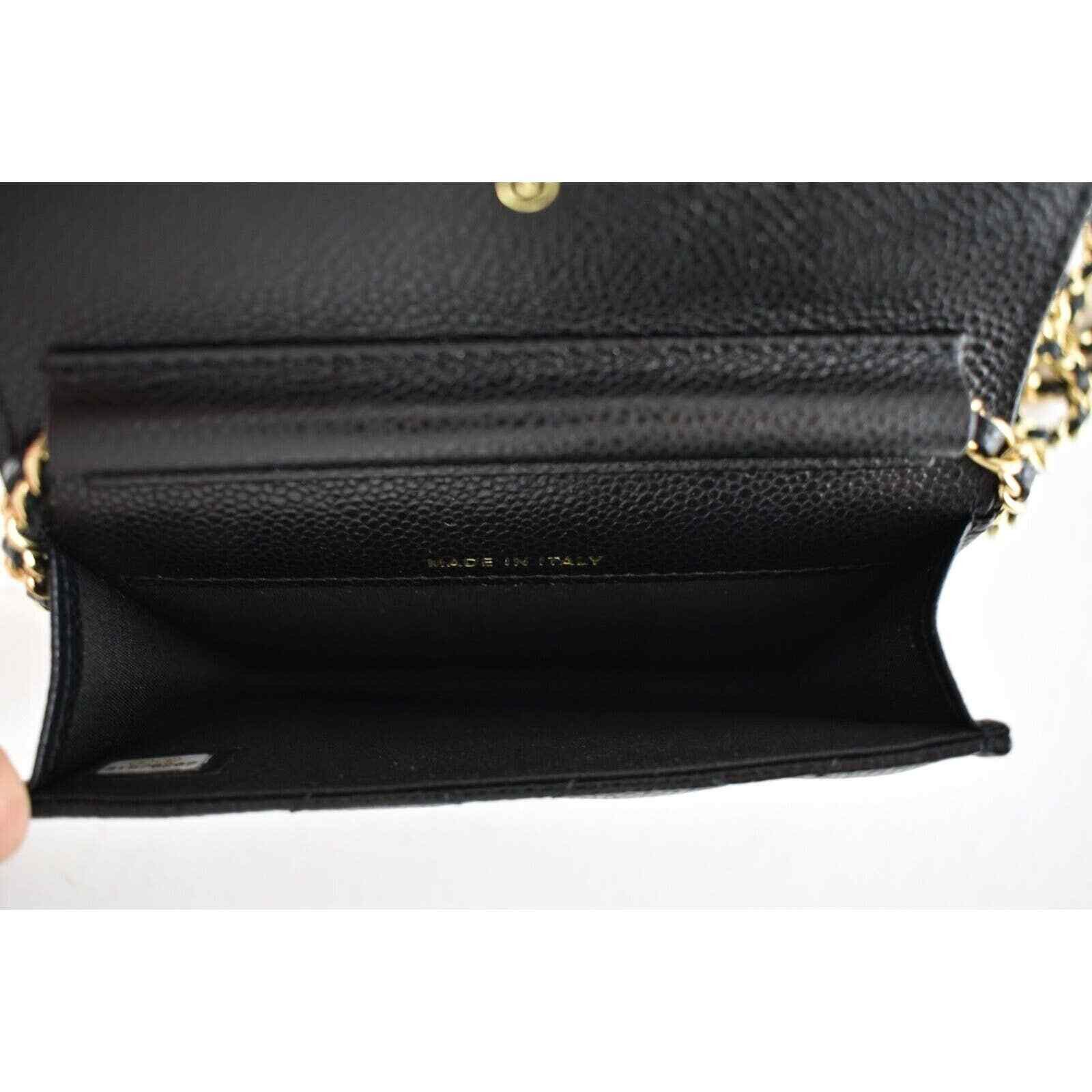 Chanel Chanel Mini Wallet On Chain Gold COCO Shoulder Crossbody Bag Size ONE SIZE - 10 Thumbnail