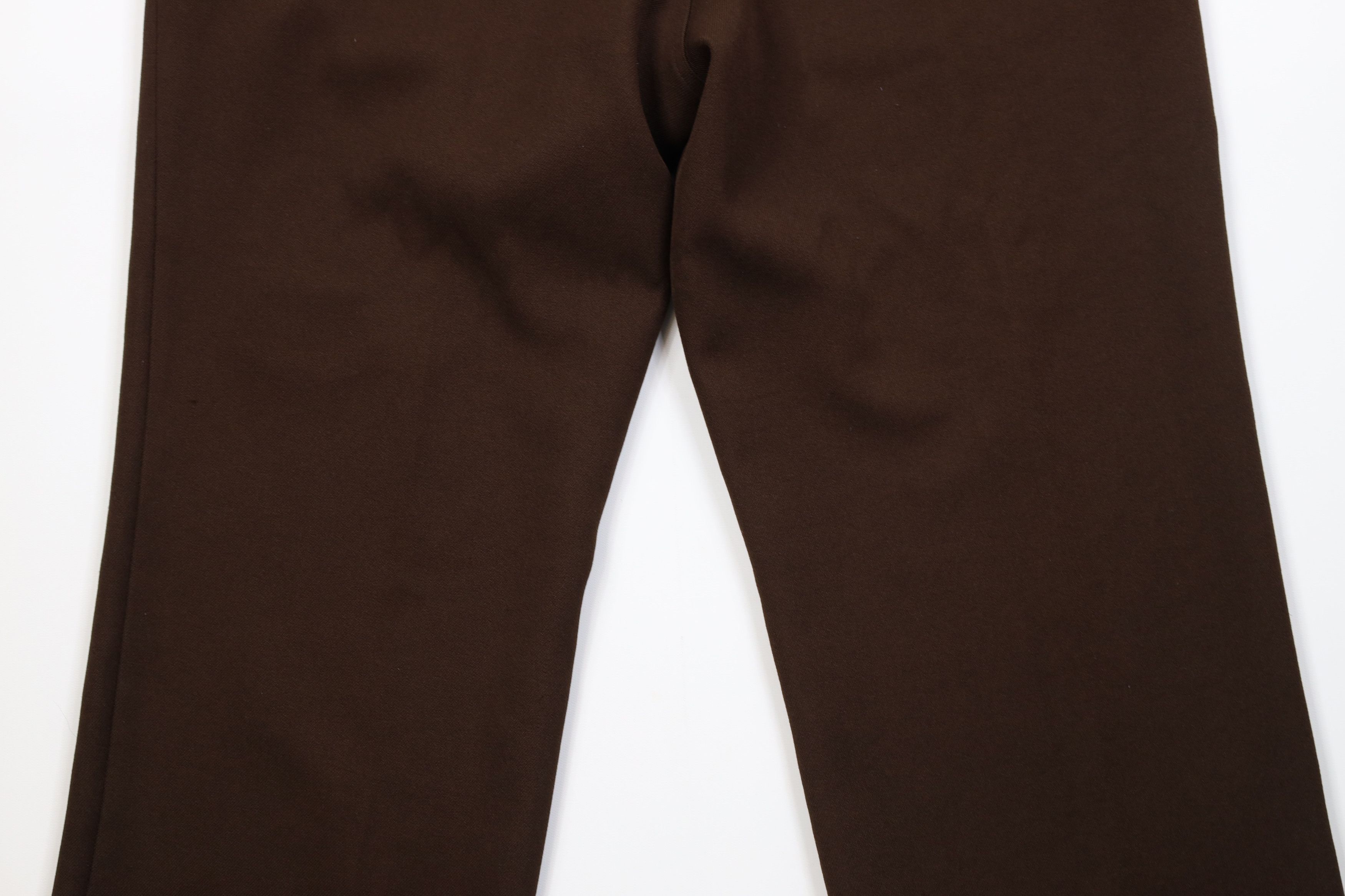 Vintage Vintage 90s Streetwear Flared Wide Leg Chino Pants Brown Size US 38 / EU 54 - 9 Thumbnail