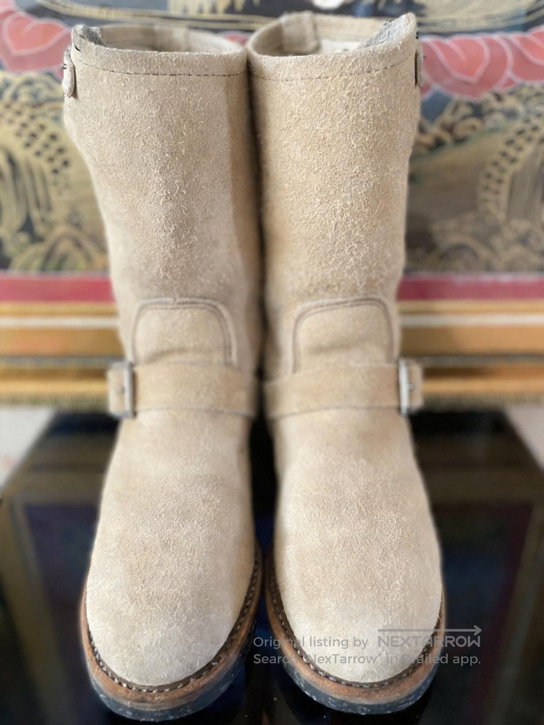 Red Wing 8268 Roughout Engineer Boots | Grailed