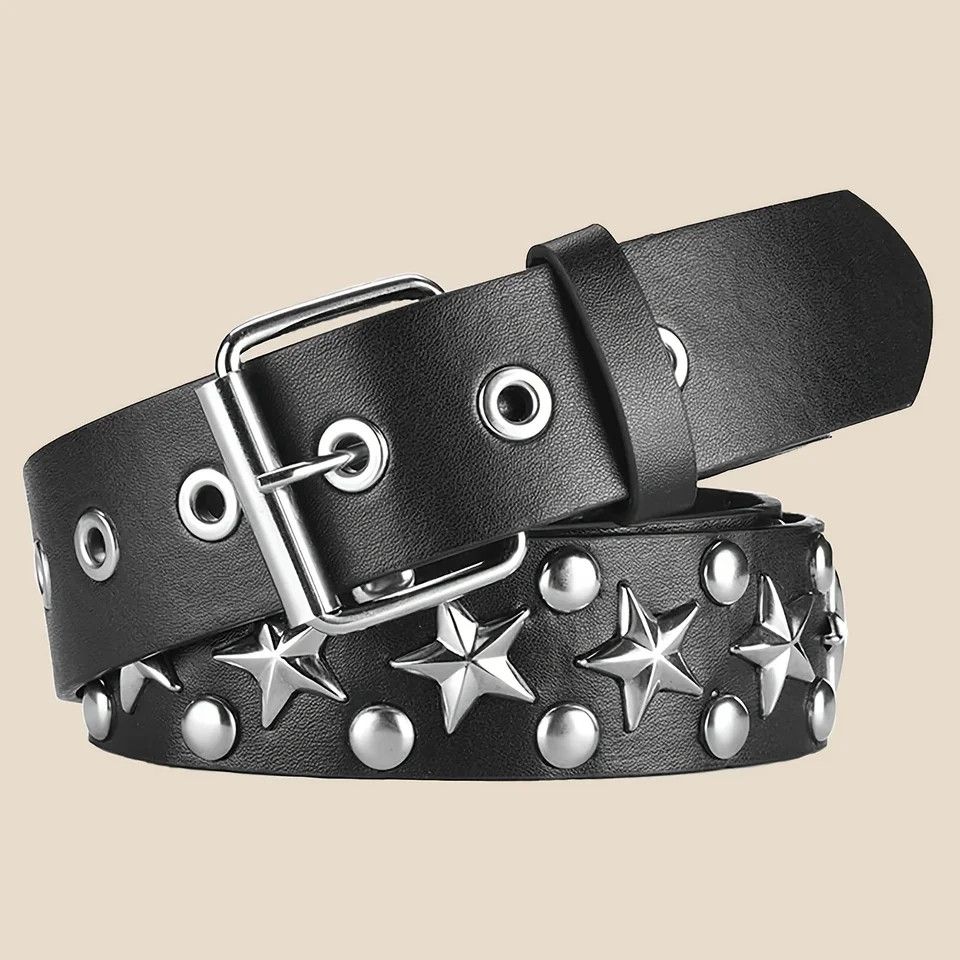 Japanese Brand Star riveted belt Size ONE SIZE - 4 Thumbnail