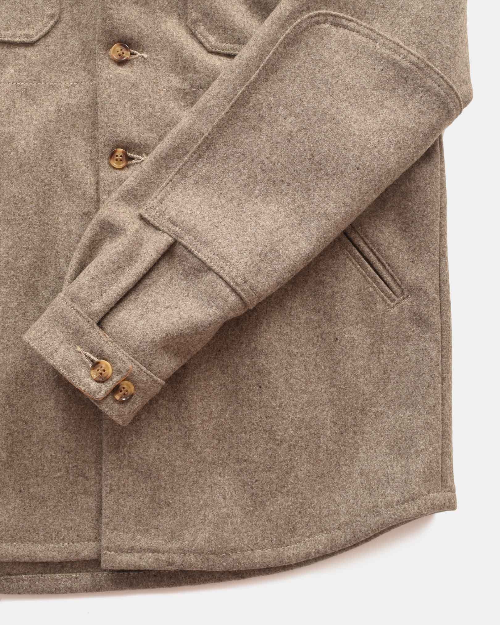 Dehen 1920 Dehen Crissman Overshirt - Oatmeal Size US S / EU 44-46 / 1 - 3 Thumbnail