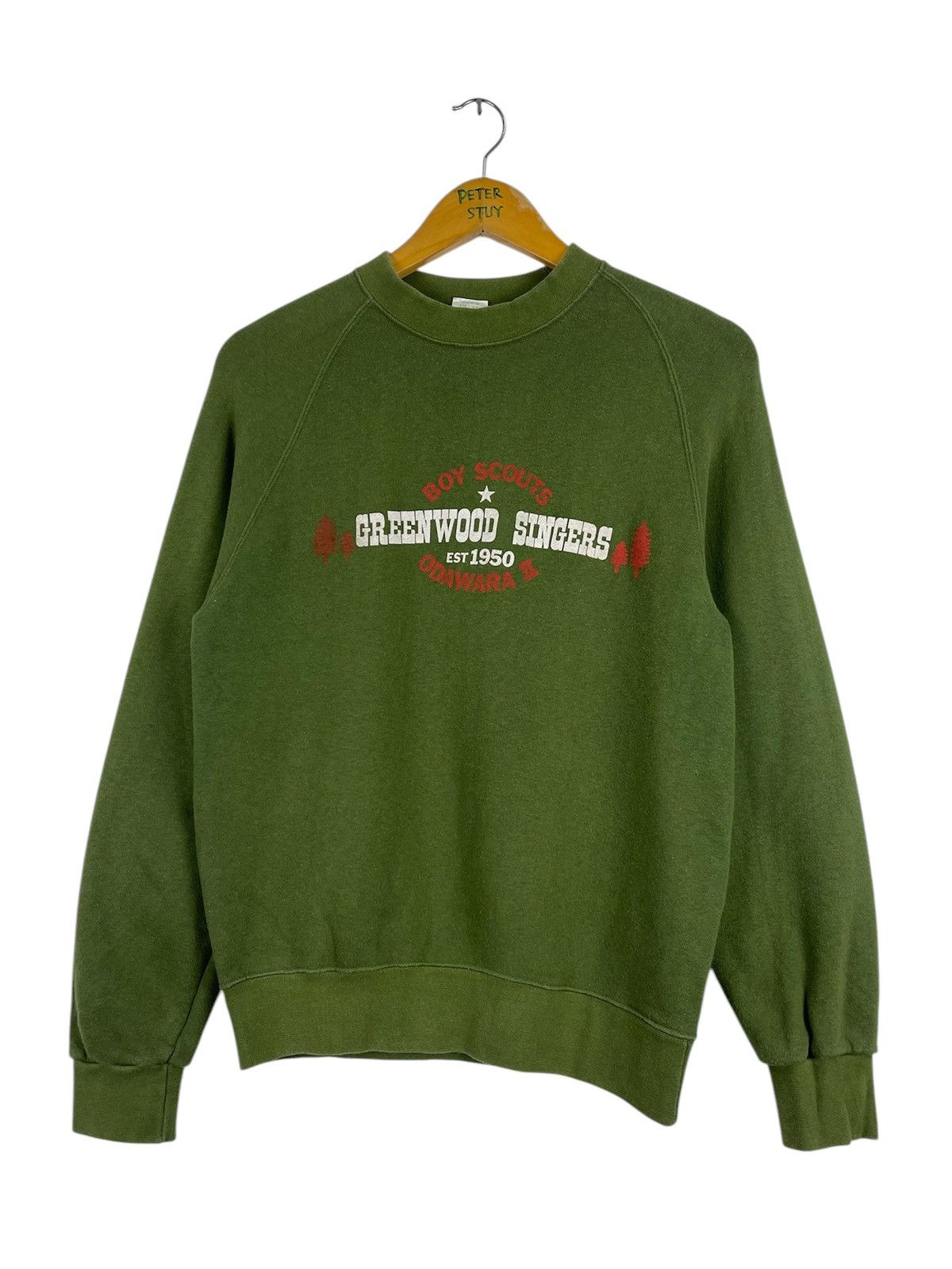 Vintage Vintage Boy Scouts Greenwood Singers Sweatshirt Size US M / EU 48-50 / 2 - 1 Thumbnail