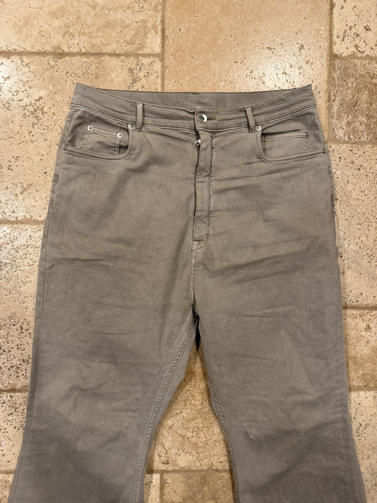 Rick Owens Drkshdw Rick Owens Drkshdw Dust Bolan Bootcut Gray Flare Denim Jeans Size US 36 / EU 52 - 3 Thumbnail
