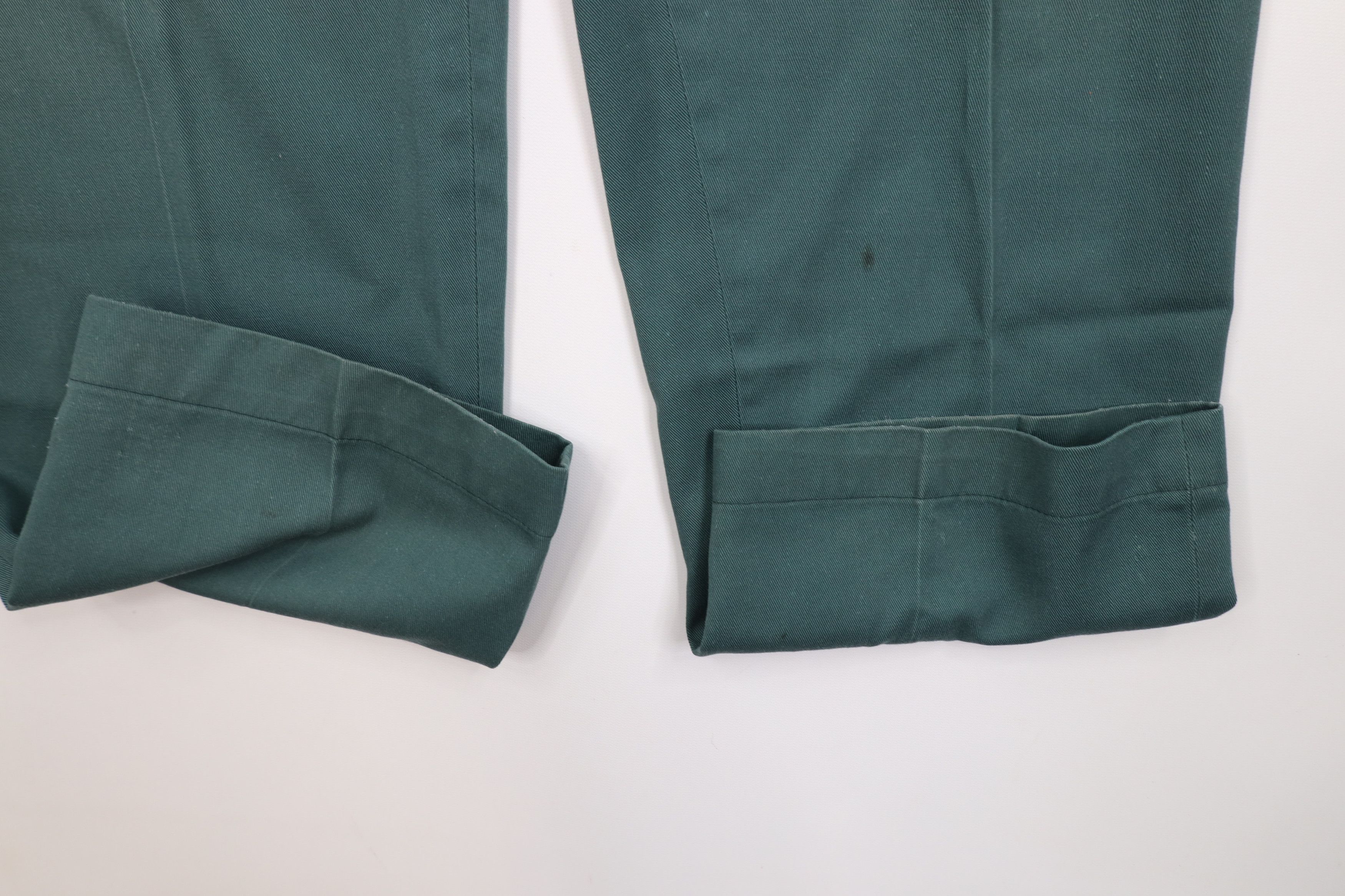 Big Mac Vintage 60s 70s Big Mac Workwear Mechanic Pants Green USA Size US 36 / EU 52 - 7 Thumbnail