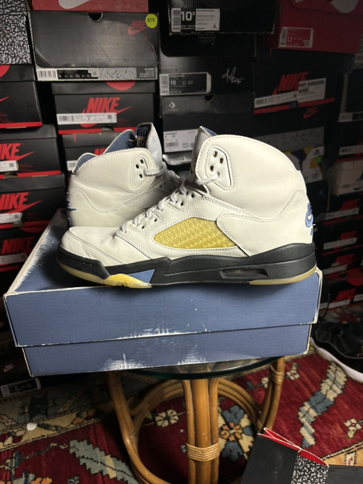A Ma Maniere × Jordan Brand Jordan 5 a ma Mainere Dawn size 12.5 w Size US 12.5 / EU 45-46 - 5 Thumbnail