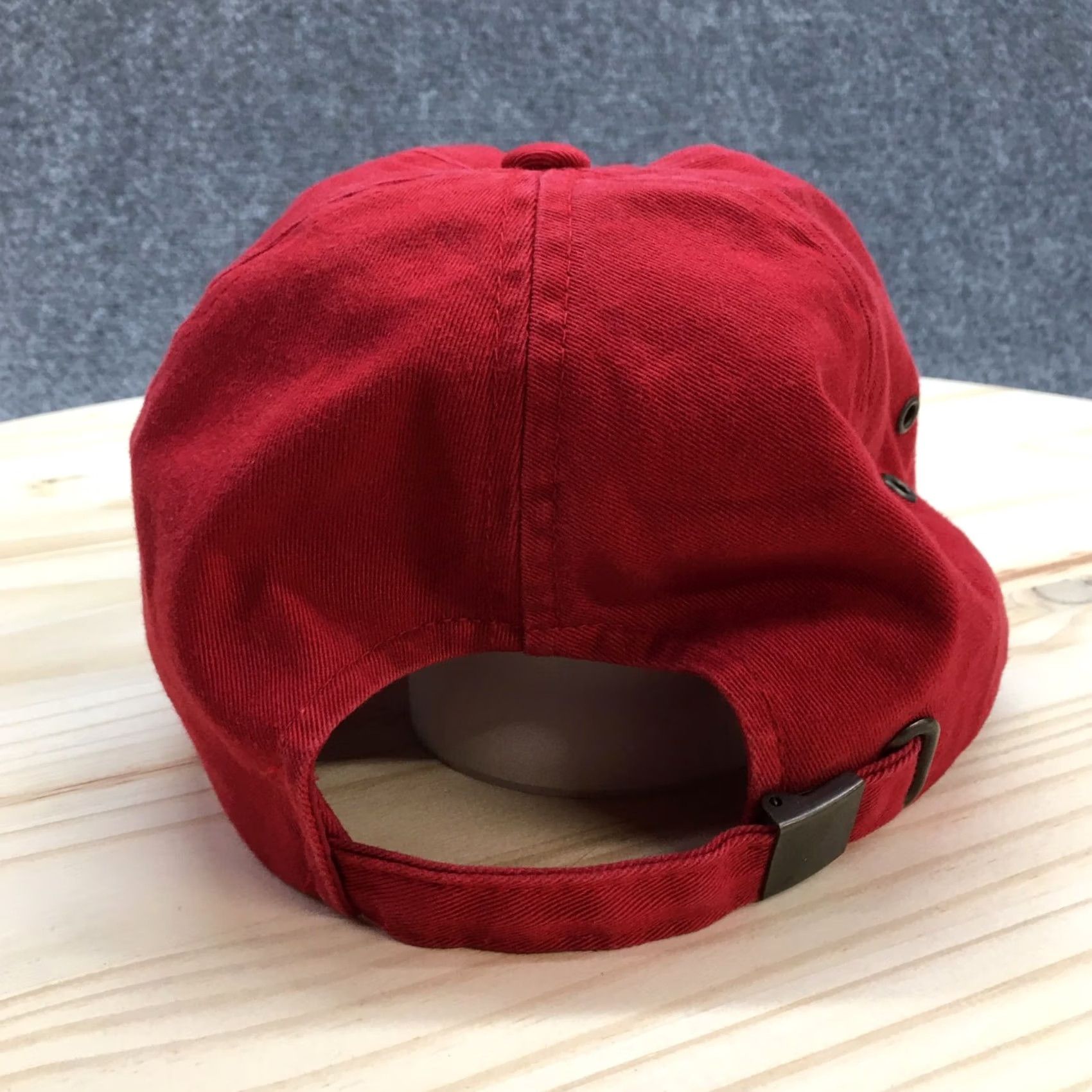 Vintage Film Realite America Baseball Cap Hat Mens OS Red Cotton Adjustable Sportsman Size ONE SIZE - 6 Thumbnail
