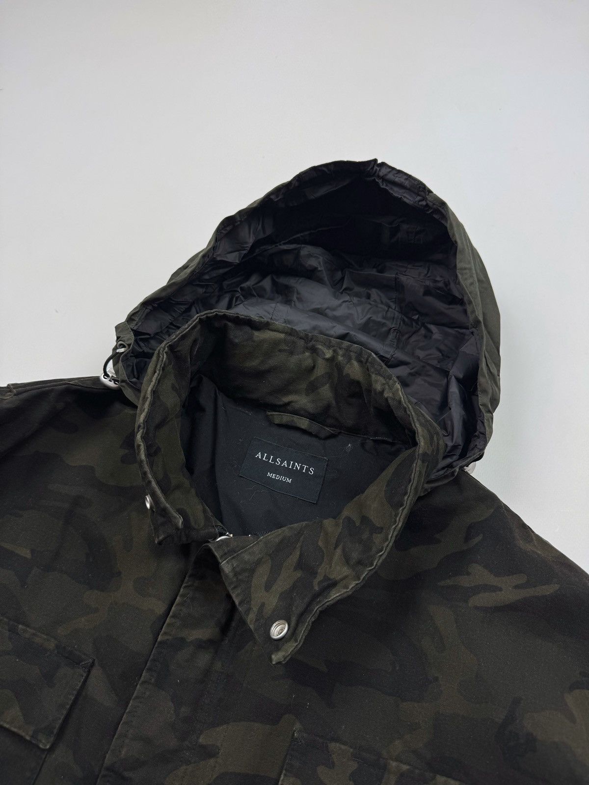 Allsaints AllSaints Ronin Camouflage Heavy Cotton Jacket Size US M / EU 48-50 / 2 - 15 Thumbnail