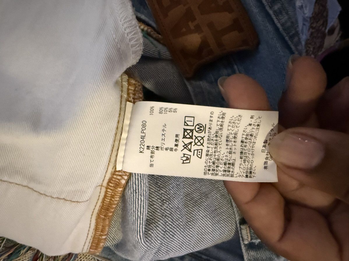 Kapital KAPITAL '14OZ CRAZY EL PASO 5P MONKEY CISCO' PATCH JEANS Size US 38 / EU 54 - 3 Thumbnail