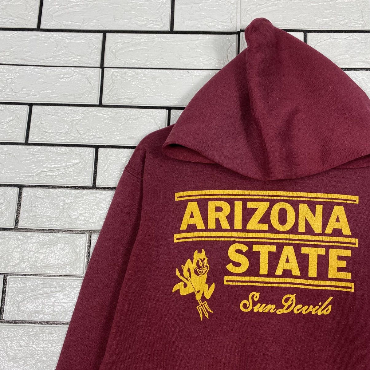 Toyo Enterprises 📌Vintage Hoodie Pull Over Arizona State Sun Devils Size US M / EU 48-50 / 2 - 8 Thumbnail