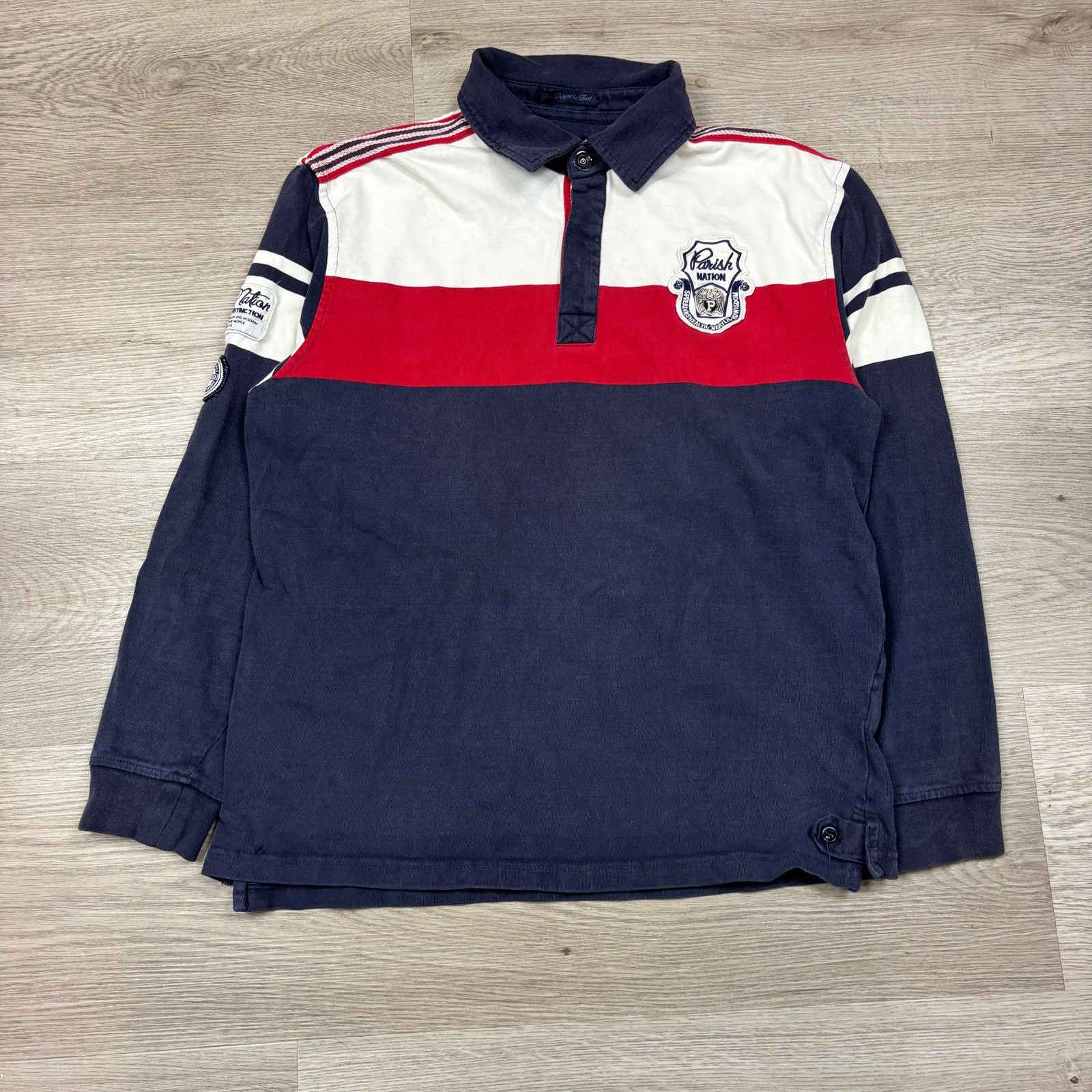 Parish Nation Parish Nation Tried N True Rugby Long Sleeve Polo Men's L Size US L / EU 52-54 / 3 - 2 Thumbnail