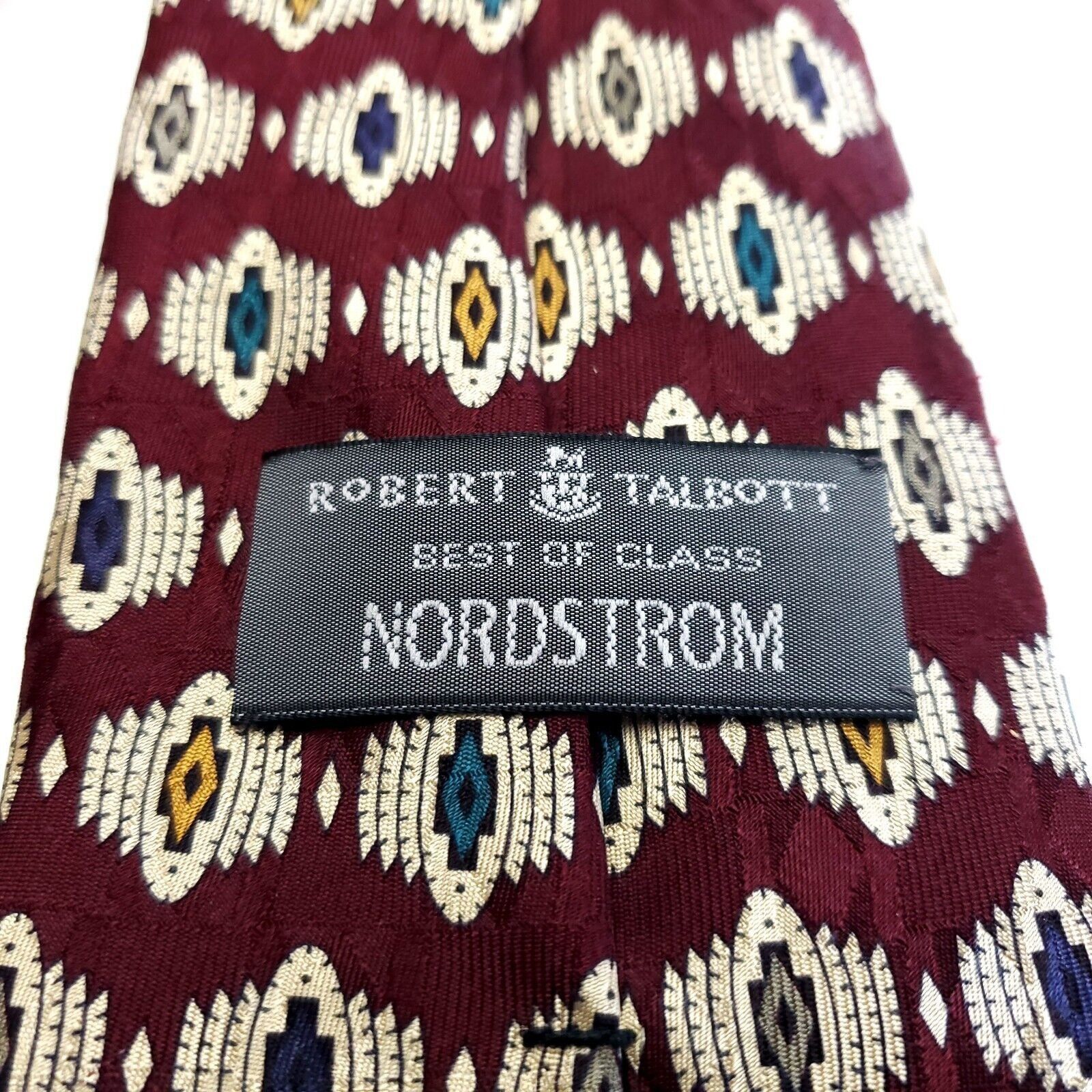 Robert Talbott Robert Talbott Best Of Class Nordstrom Red Geometric Print S Size ONE SIZE - 3 Thumbnail