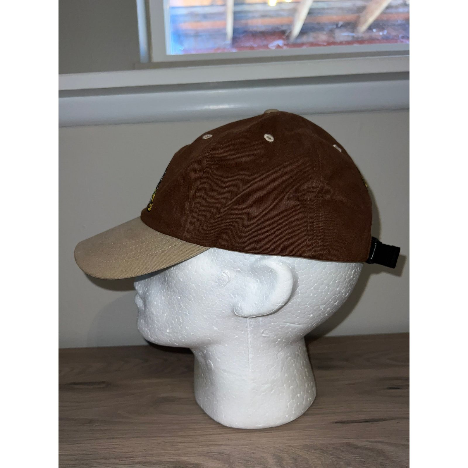 Cabelas Y2K Cabela's Outfitters Hunting Brown Hat Headwear 2000s OS Size ONE SIZE - 3 Thumbnail
