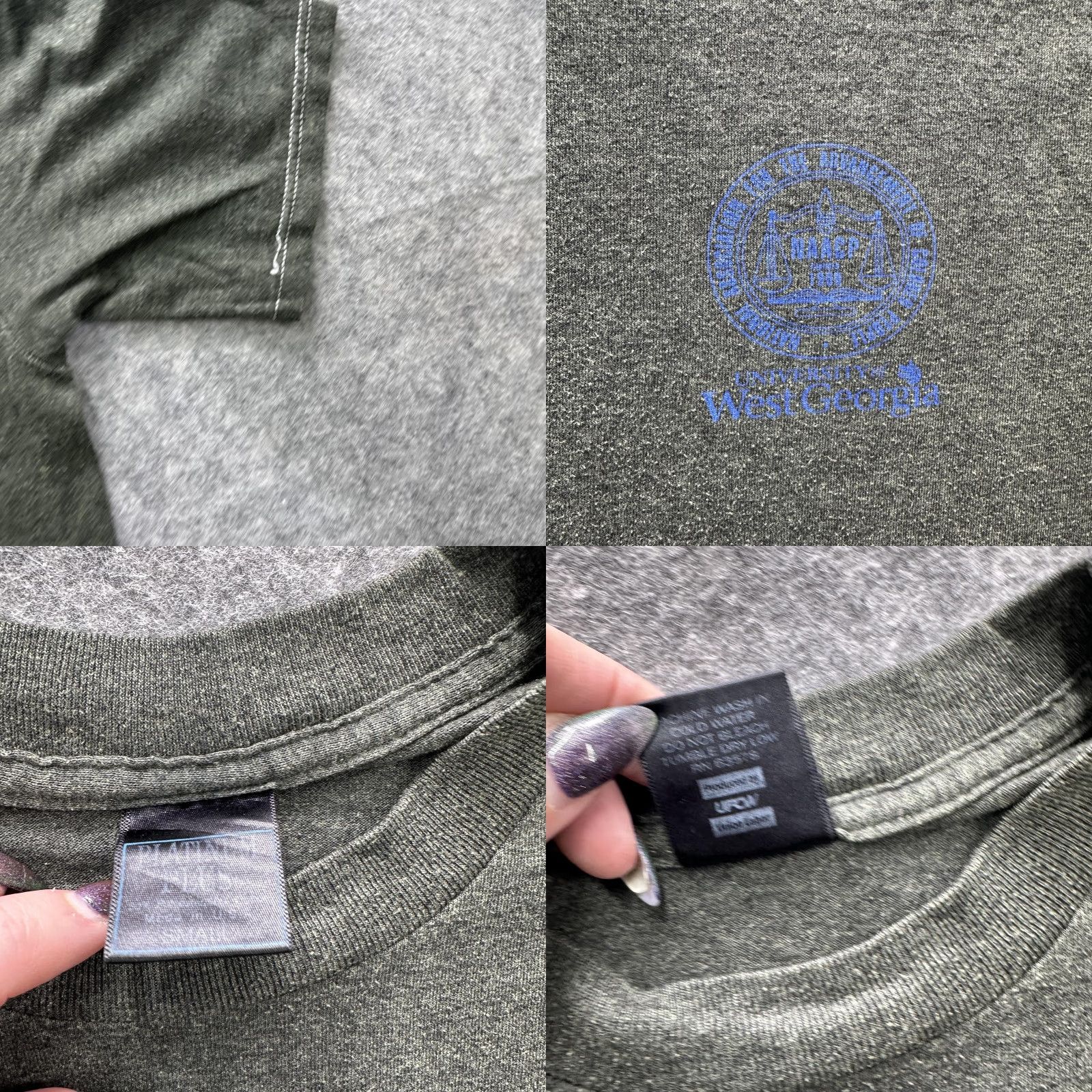 Vintage NAACP Shirt University West Georgia Mens Medium Gray Unifying By Diversifying Size US M / EU 48-50 / 2 - 8 Thumbnail