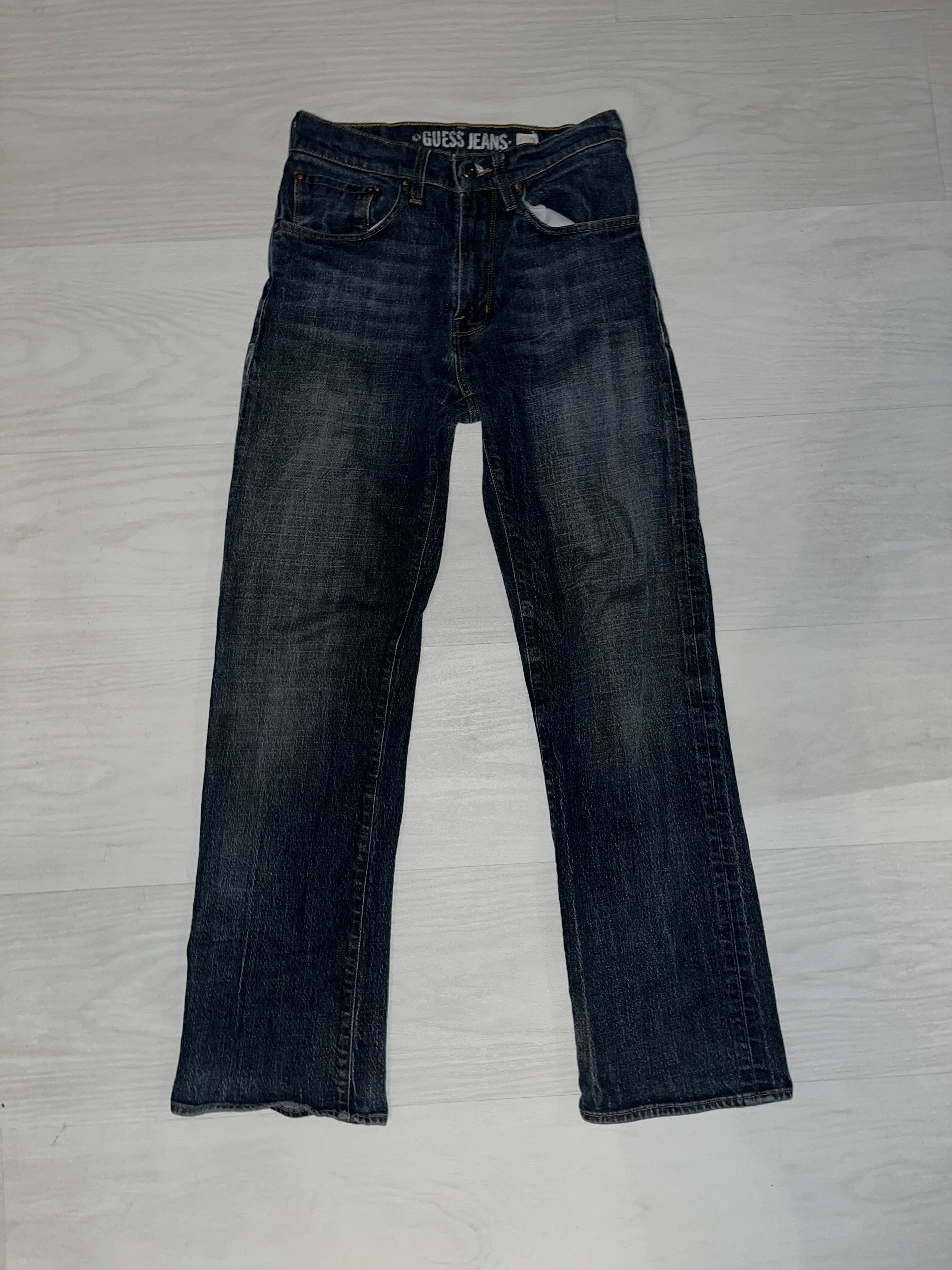 Guess × Vintage y2k style Guess Navy Jeans Size 28" / US 6 / IT 42 - 1 Thumbnail