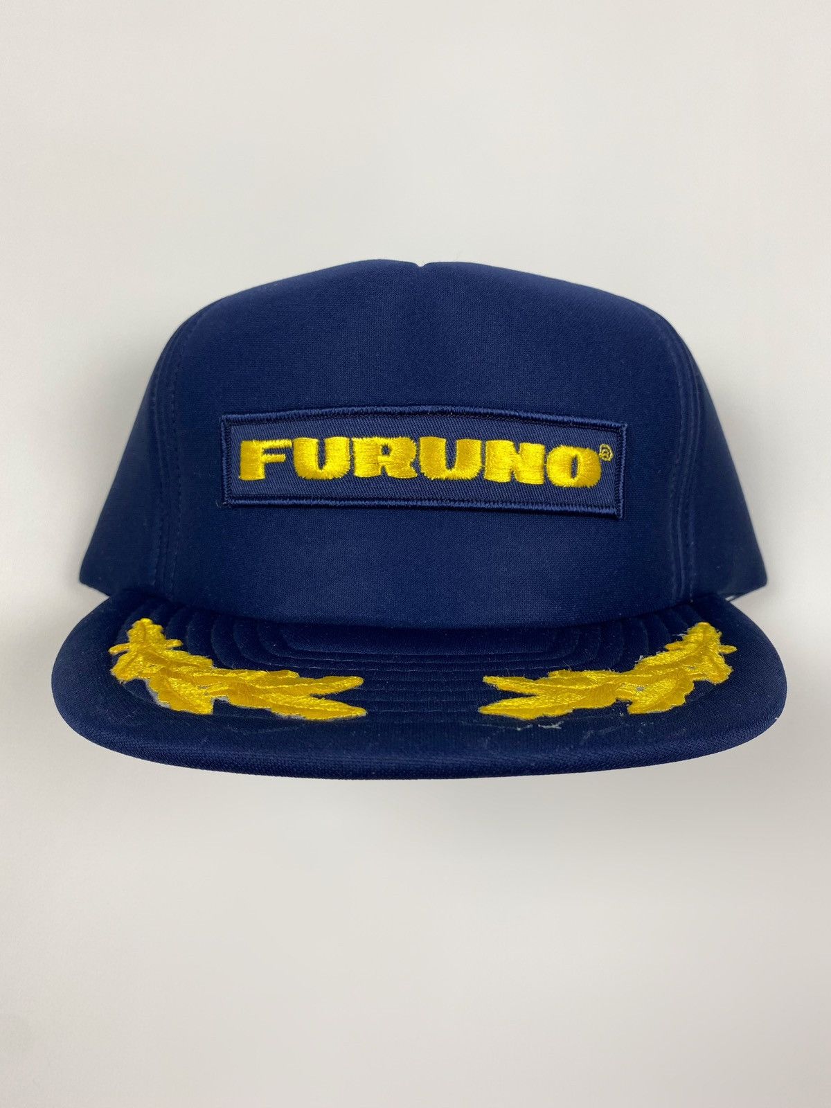 Vintage 1980’s Vintage Furuno Embroidered Foam Snap Back Hat Size ONE SIZE - 1 Thumbnail
