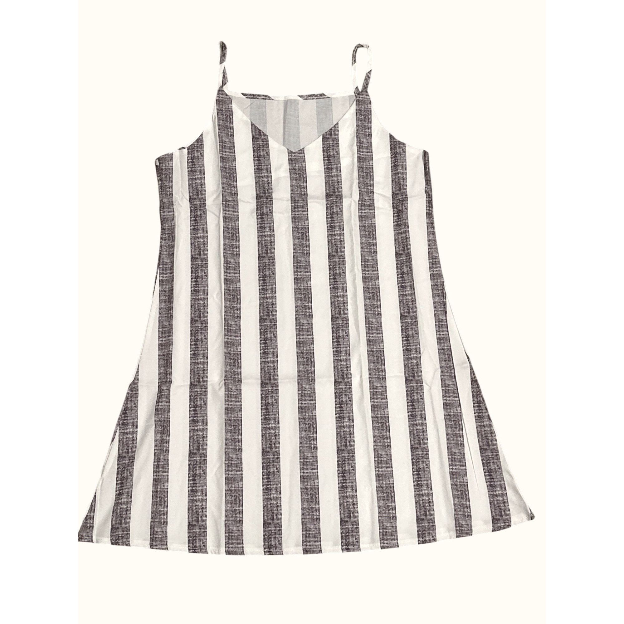 Other CCC Black White Striped A Line Sleeveless Spaghetti Straps S Size S / US 4 / IT 40 - 5 Thumbnail