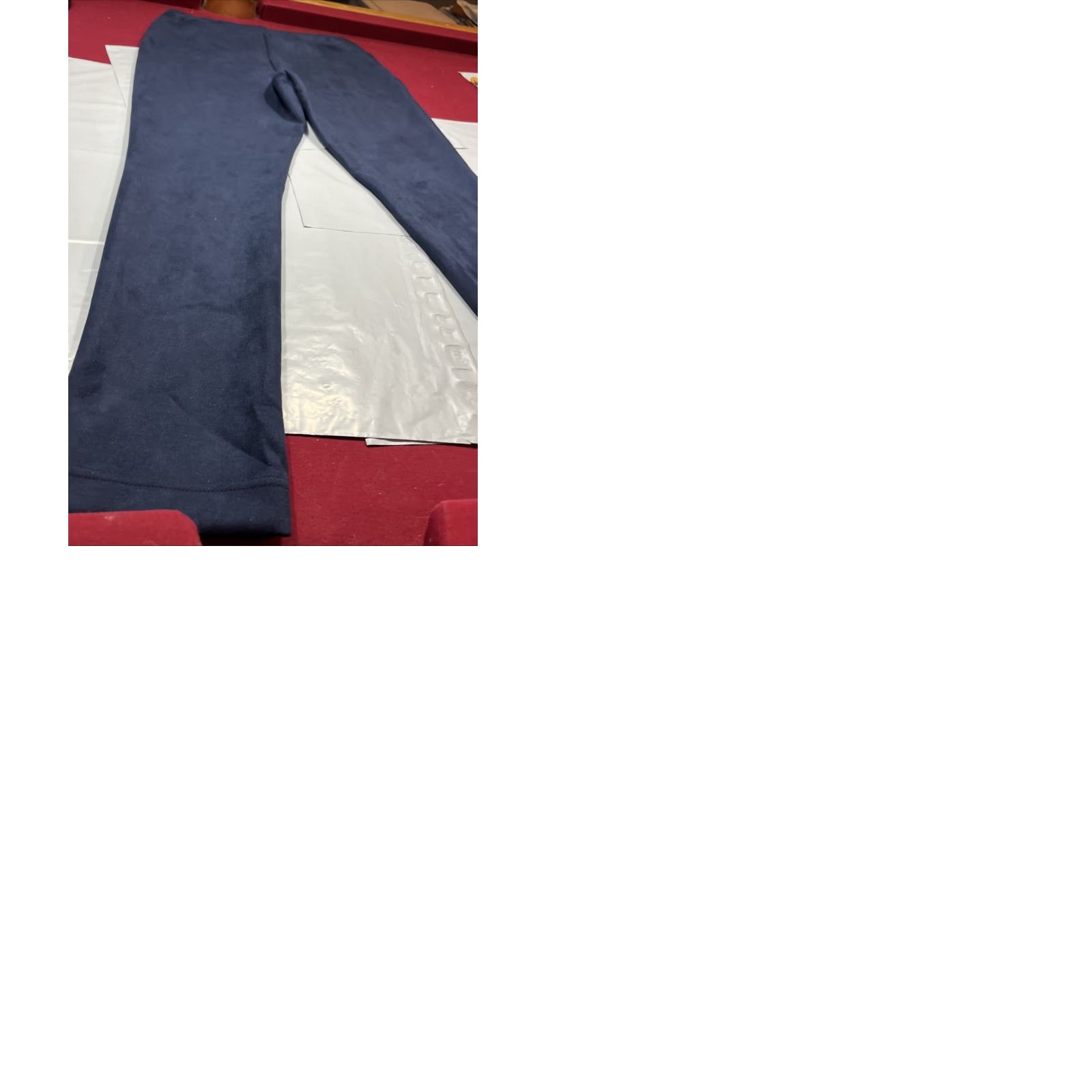Andrew Marc Andrew Marc BLUE PANTS WOMENS LARGE Super Soft Pull On straight Leg Dress Pants Poly Spandex Size 36" / US 14 / IT 50 - 9 Thumbnail