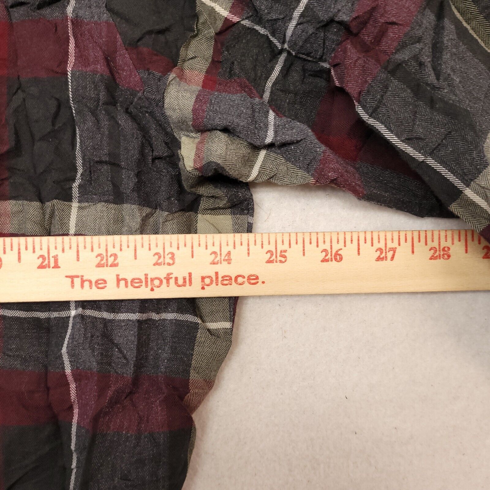 Van Heusen Van Heusen Madras Flannel Button Up Shirt Mens Size XL Gray Size US XL / EU 56 / 4 - 9 Thumbnail
