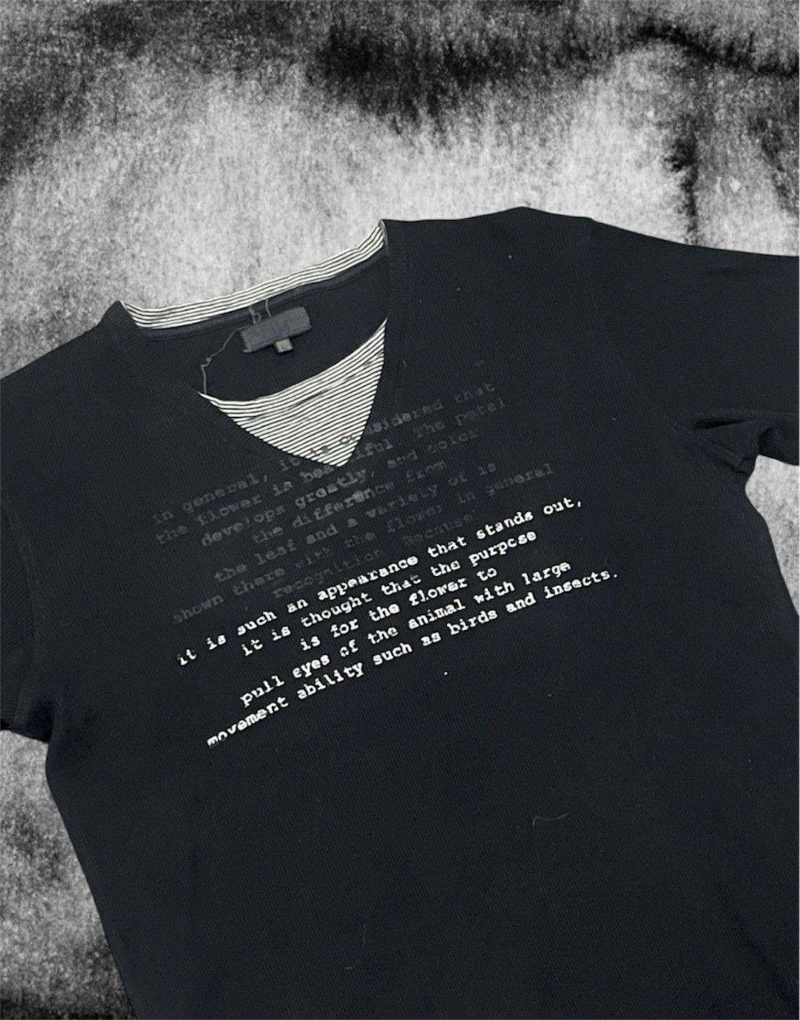 If Six Was Nine ⏰NEED GONE⏰Y2k Japanese Poem Laces Up T-shirt Size US M / EU 48-50 / 2 - 3 Thumbnail