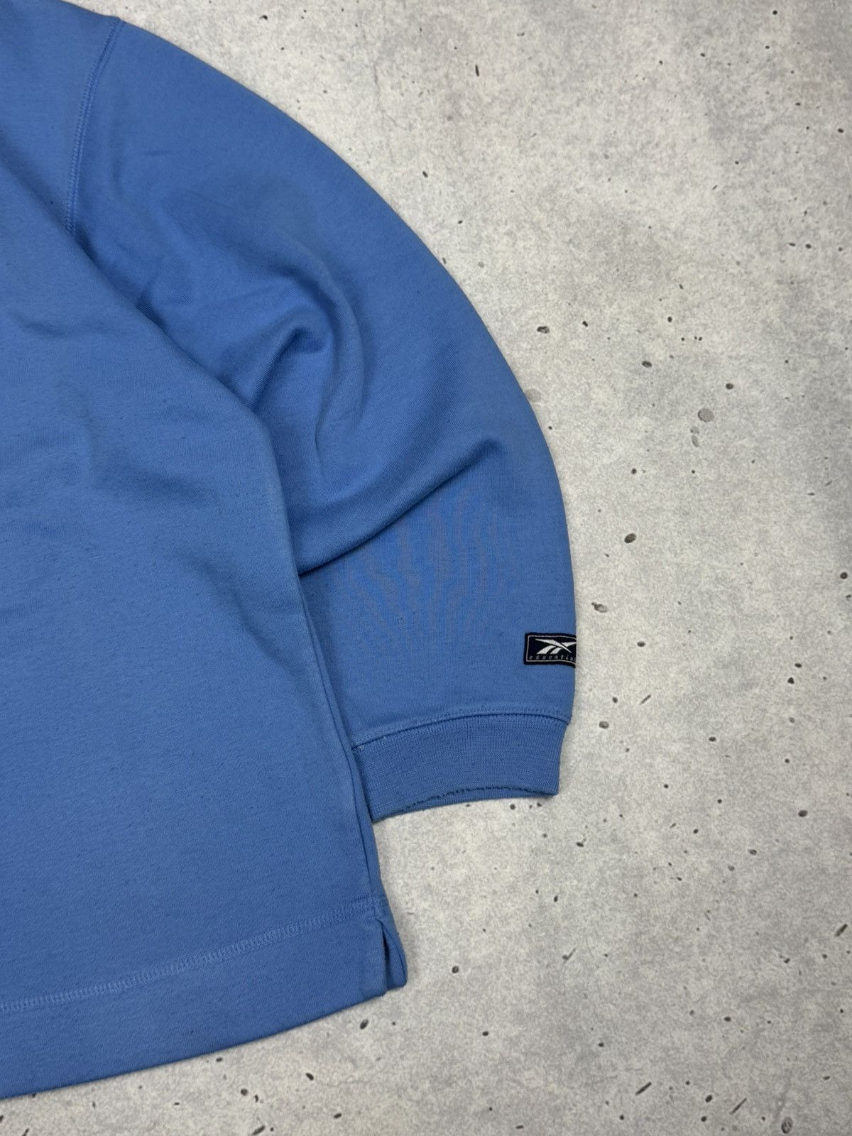 Reebok Vintage Reebok Women’s Spell Out Baby Blue Sweatshirt Size L / US 10 / IT 46 - 6 Thumbnail