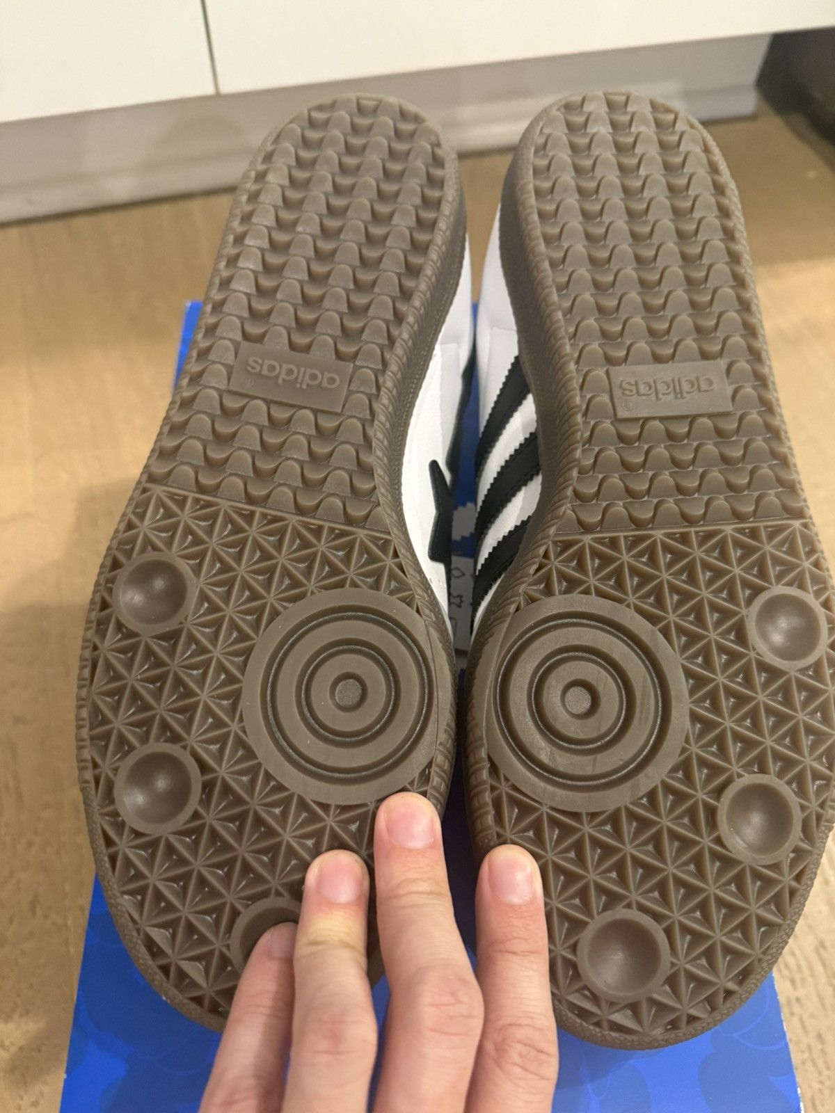 Adidas × Bape Men's Adidas x BAPE Samba | Size 8.5 | White Black Gum m Size US 8.5 / EU 41-42 - 7 Thumbnail