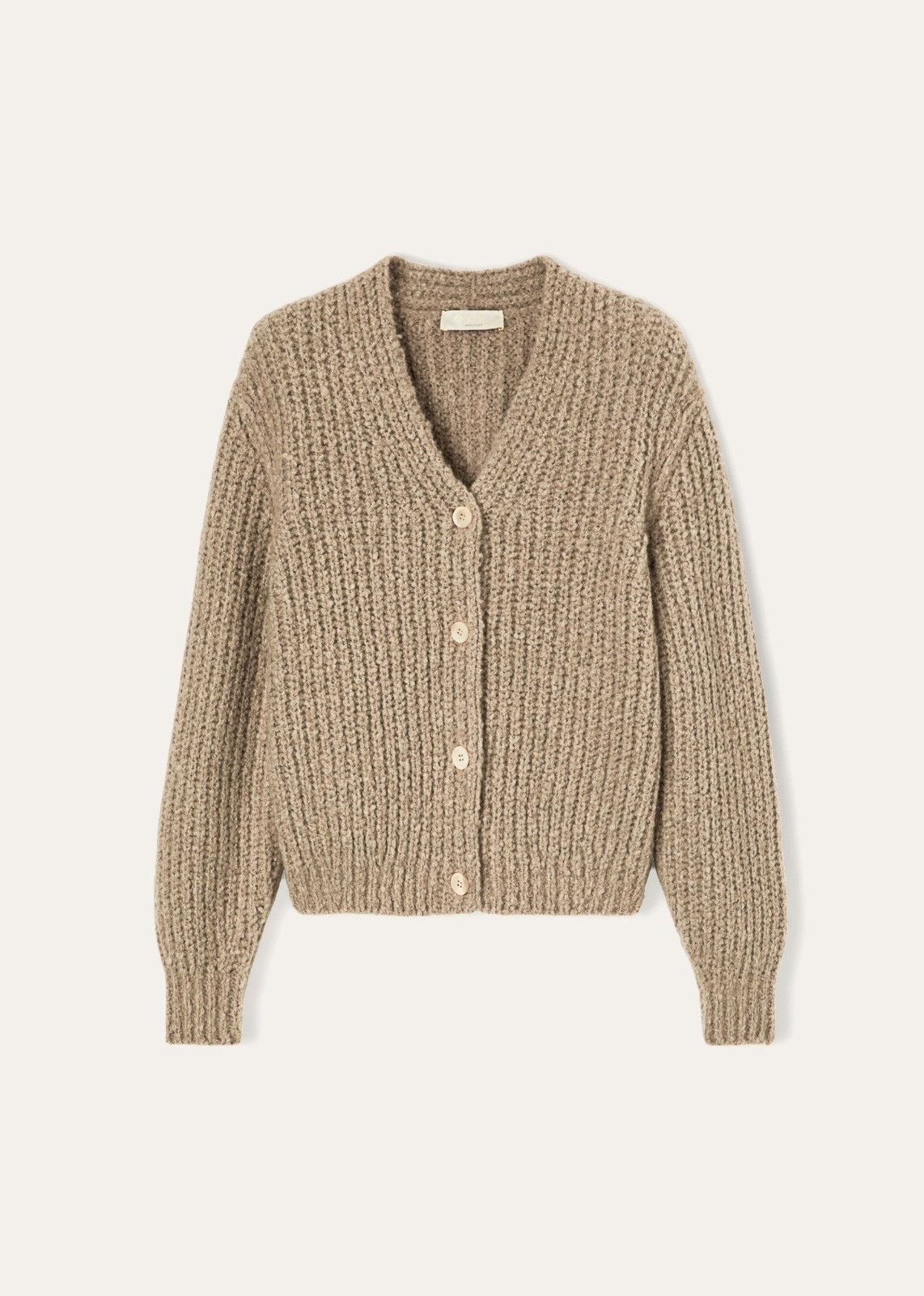 Loro Piana o1srvl11e1125 FAN3441 Cocooning Cardigan in Brown Size L / US 10 / IT 46 - 1 Thumbnail