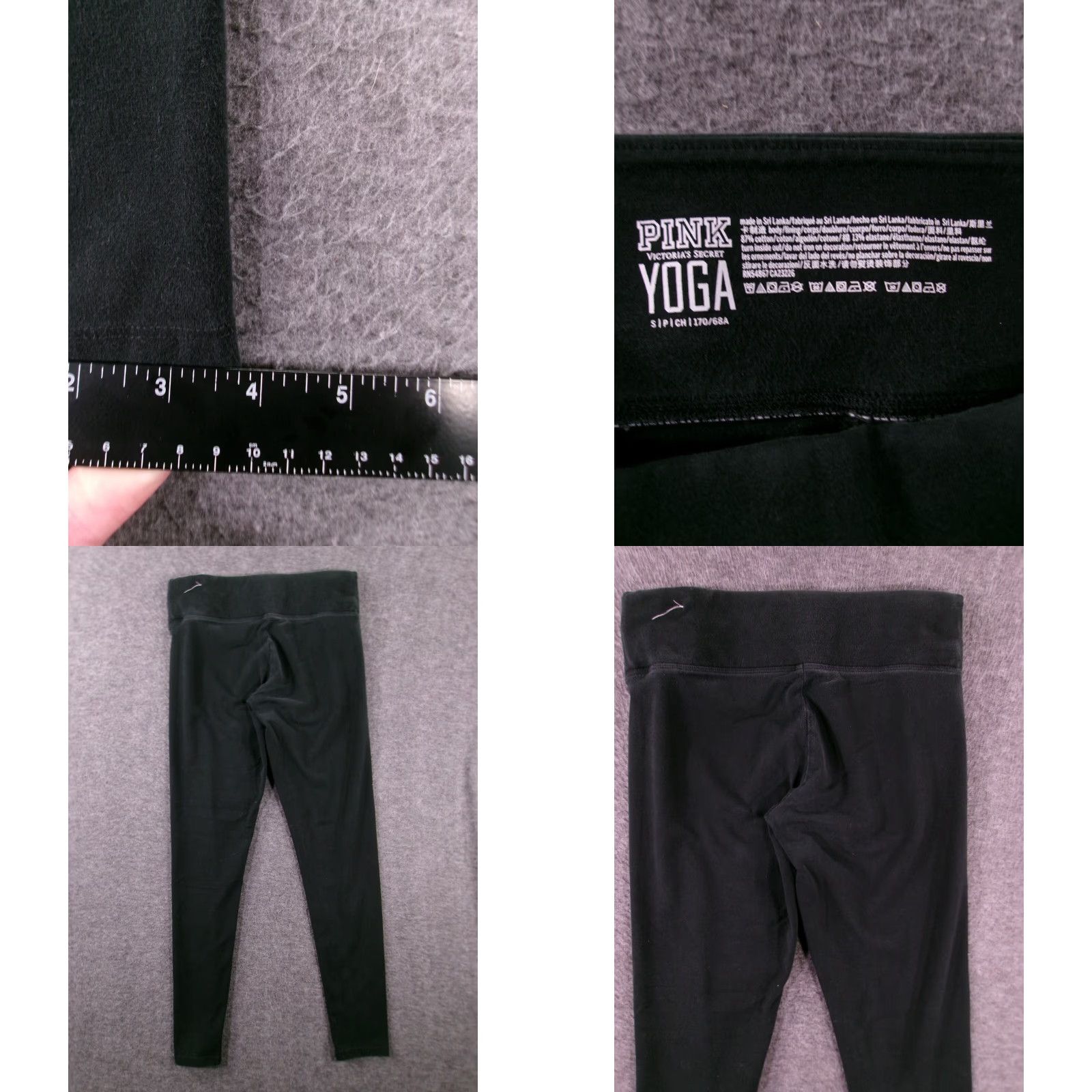 Victoria's Secret Pink Victoria's Secret Pants Womens Small Black Yoga Legging Workout Athletic Gym Size 28" / US 6 / IT 42 - 8 Thumbnail