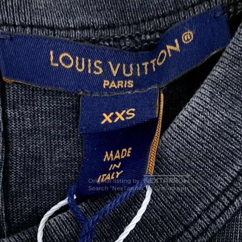 Louis Vuitton Louis Vuitton Black Gray Short Sleeve T. Size XXS / US 00 / IT 34 - 6 Thumbnail