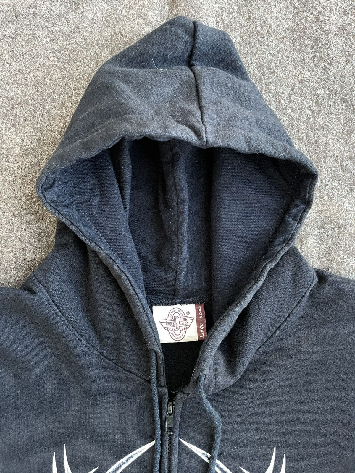 Other Rock Eagle Trible Y2K Zip Hoodie Size US L / EU 52-54 / 3 - 3 Thumbnail