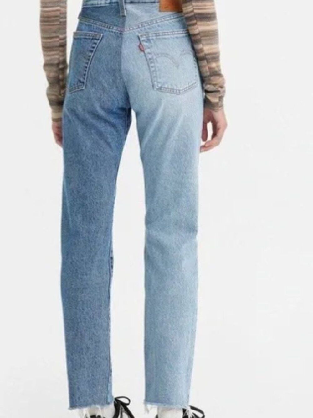Levi's Levi’s 501 Two Tone Button Fly Straight Leg Jeans Size 27" / US 4 / IT 40 - 9 Thumbnail