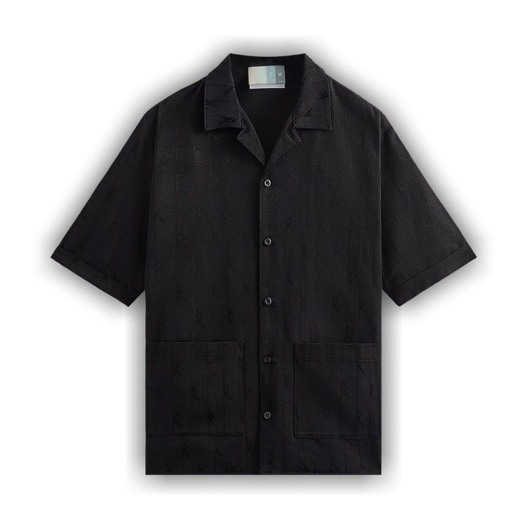 Kith Kith Jacquard Faille Reade Shirt SS23 Black Monogram Large Size US L / EU 52-54 / 3 - 10 Thumbnail