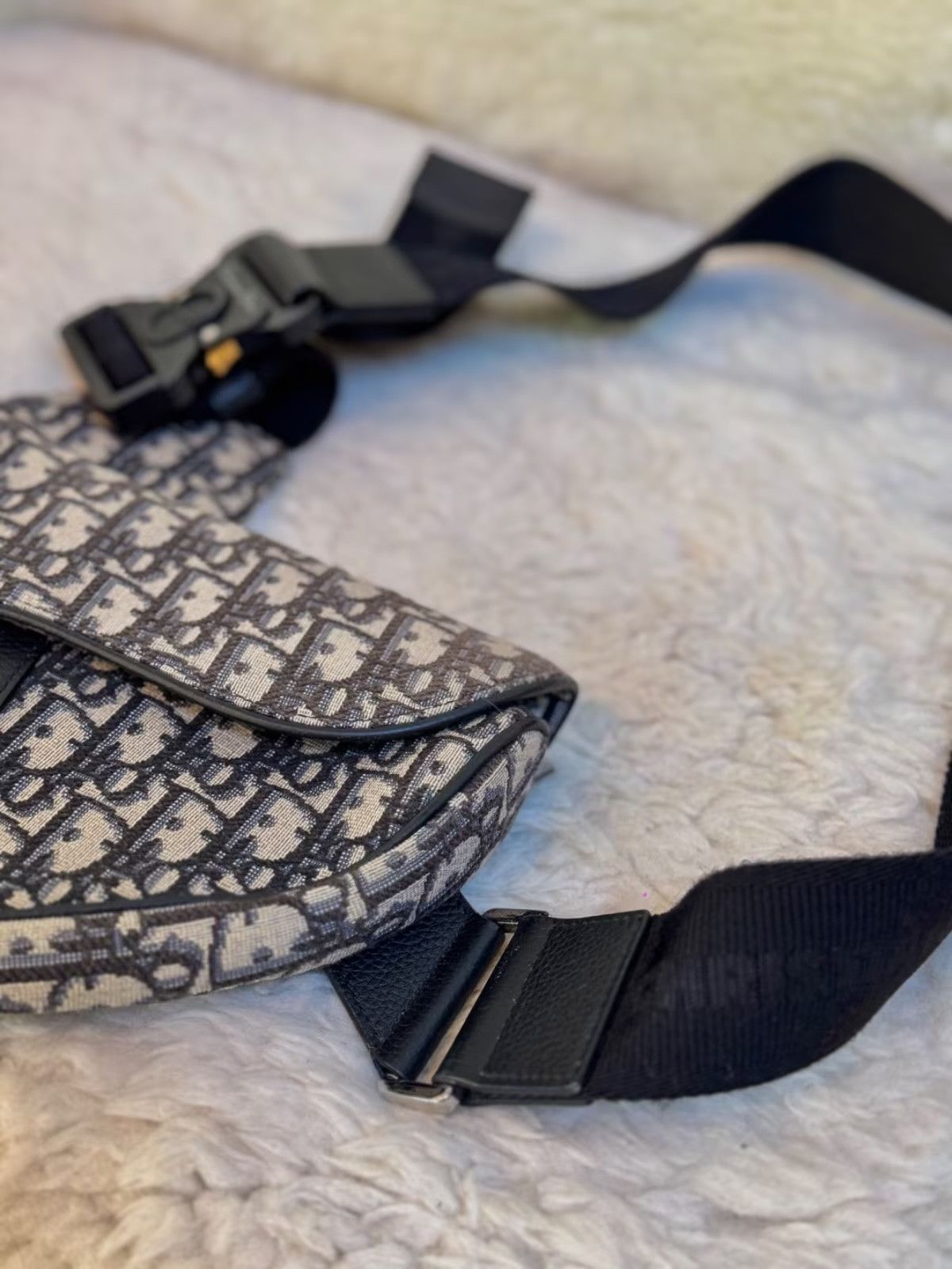 Christian Dior Monsieur Christian Dior Saddle Bag (Oblique) Size ONE SIZE - 4 Thumbnail