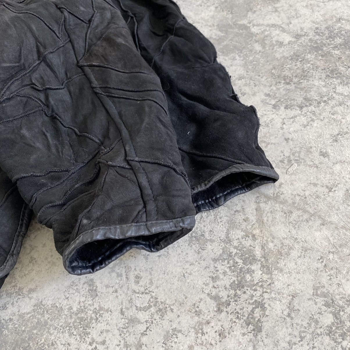 Issey Miyake 1990’s Hai Sporting Gear Shearling Panelled Leather Jacket Size US M / EU 48-50 / 2 - 9 Thumbnail