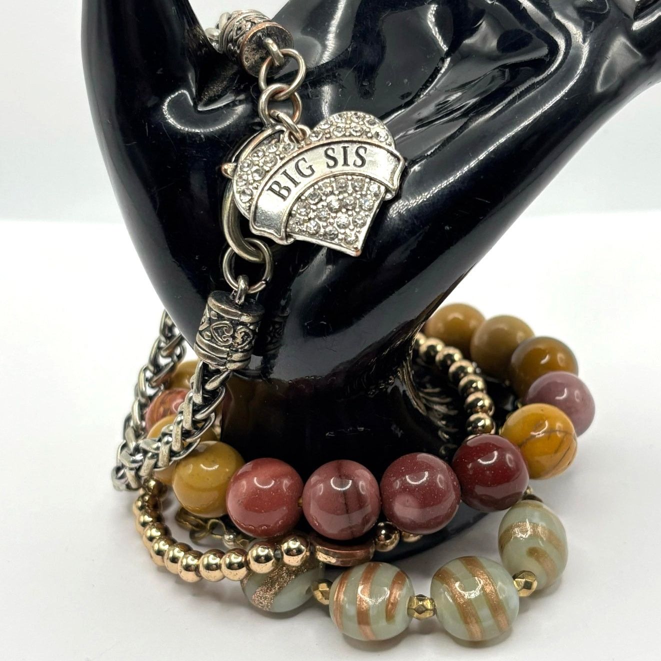 Other Silver & Purple Heart Bracelet Bundle Size ONE SIZE - 1 Thumbnail