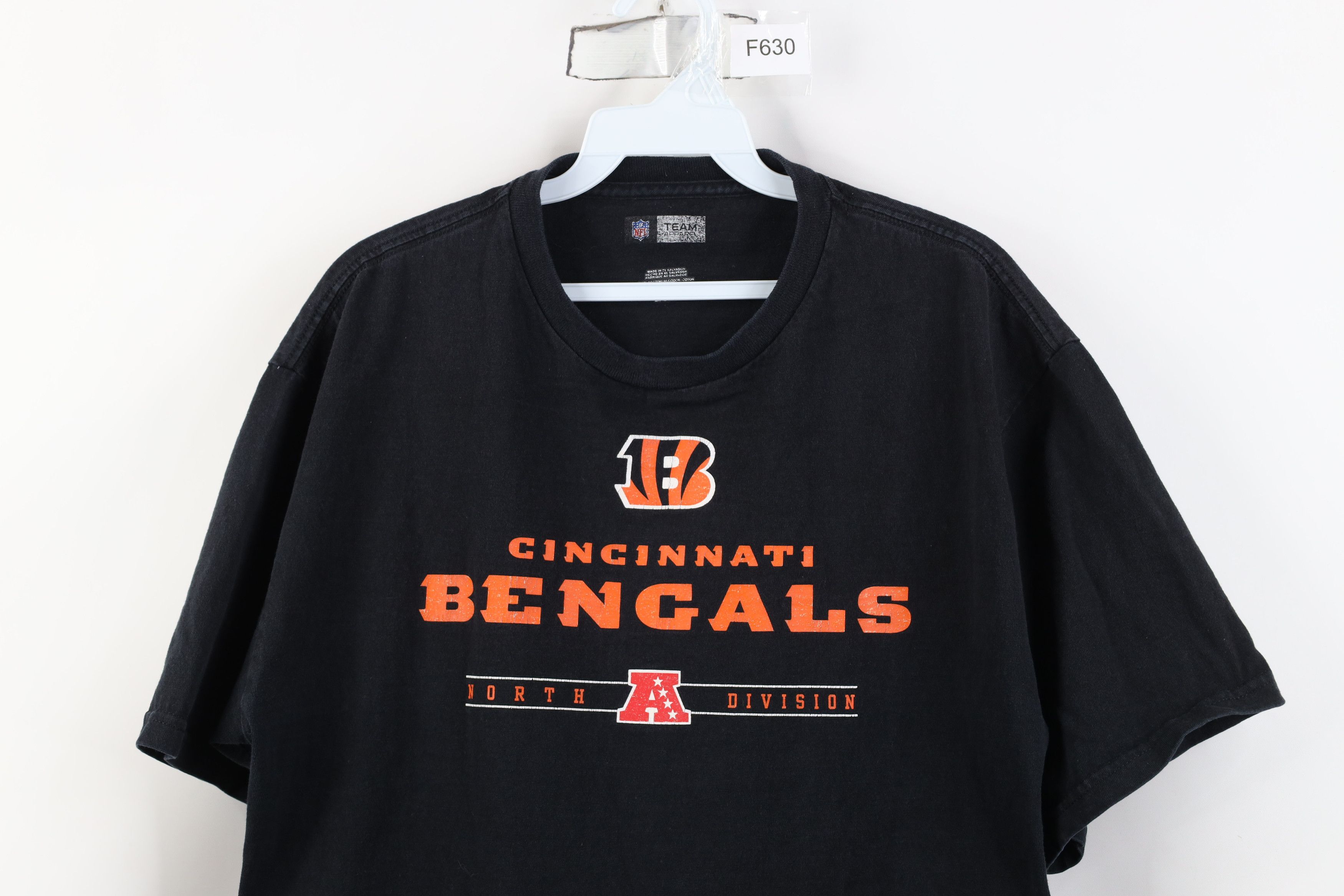 Vintage Vintage Y2K NFL Cincinnati Bengals Football T-Shirt Black Size US L / EU 52-54 / 3 - 2 Thumbnail