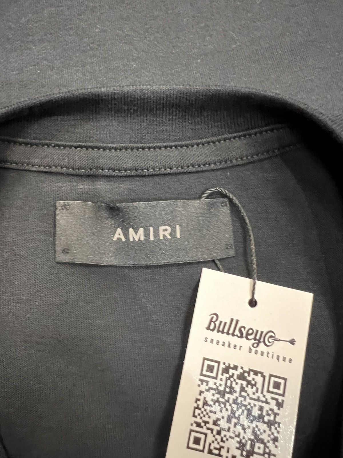 Amiri Amiri Staggered Logo Black/Black T-Shirt Size US XL / EU 56 / 4 - 3 Thumbnail