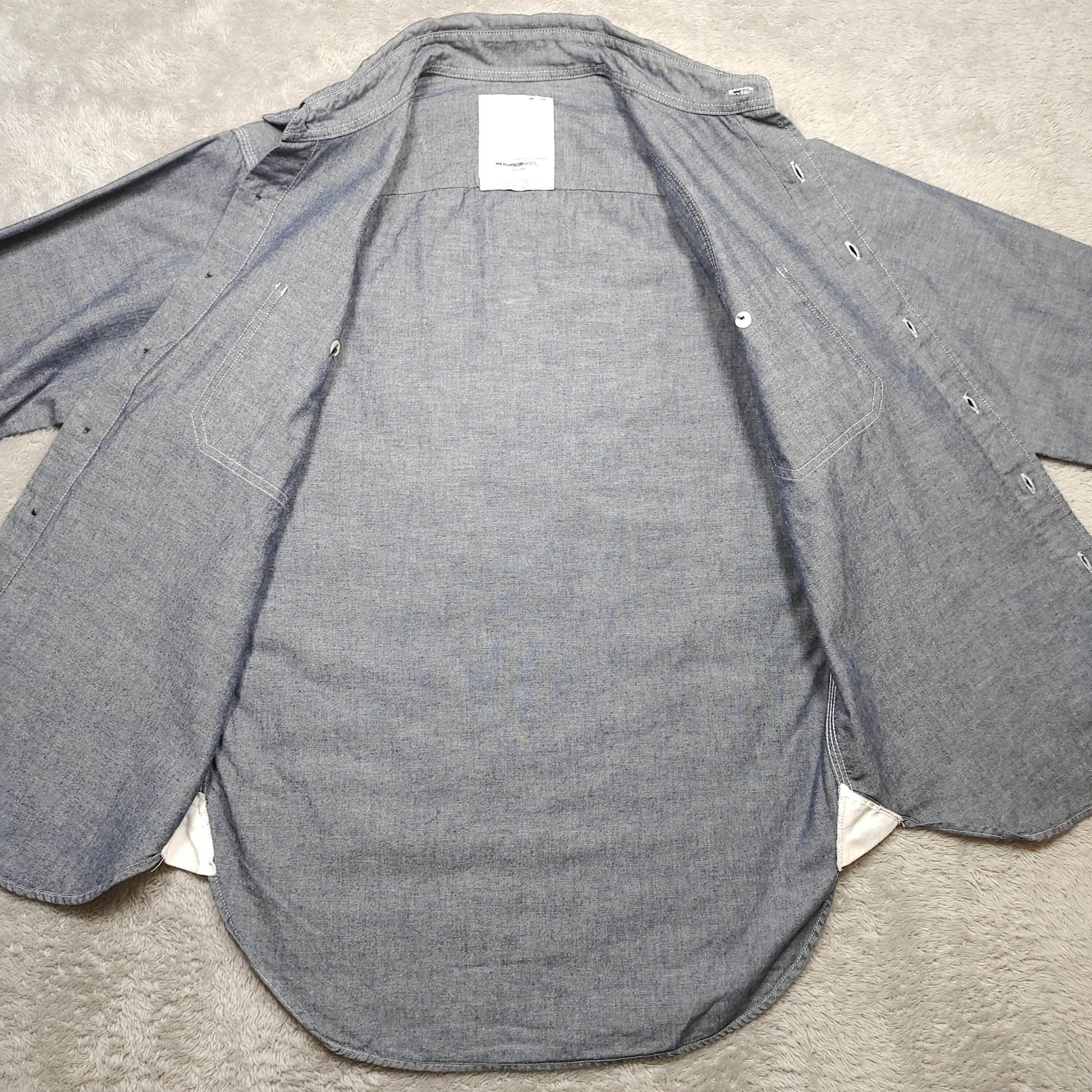 Japanese Brand NEIGHBORHOOD CHAMBRAY BUTTON UP LONG SLEEVE SHIRT Size S / US 4 / IT 40 - 8 Thumbnail