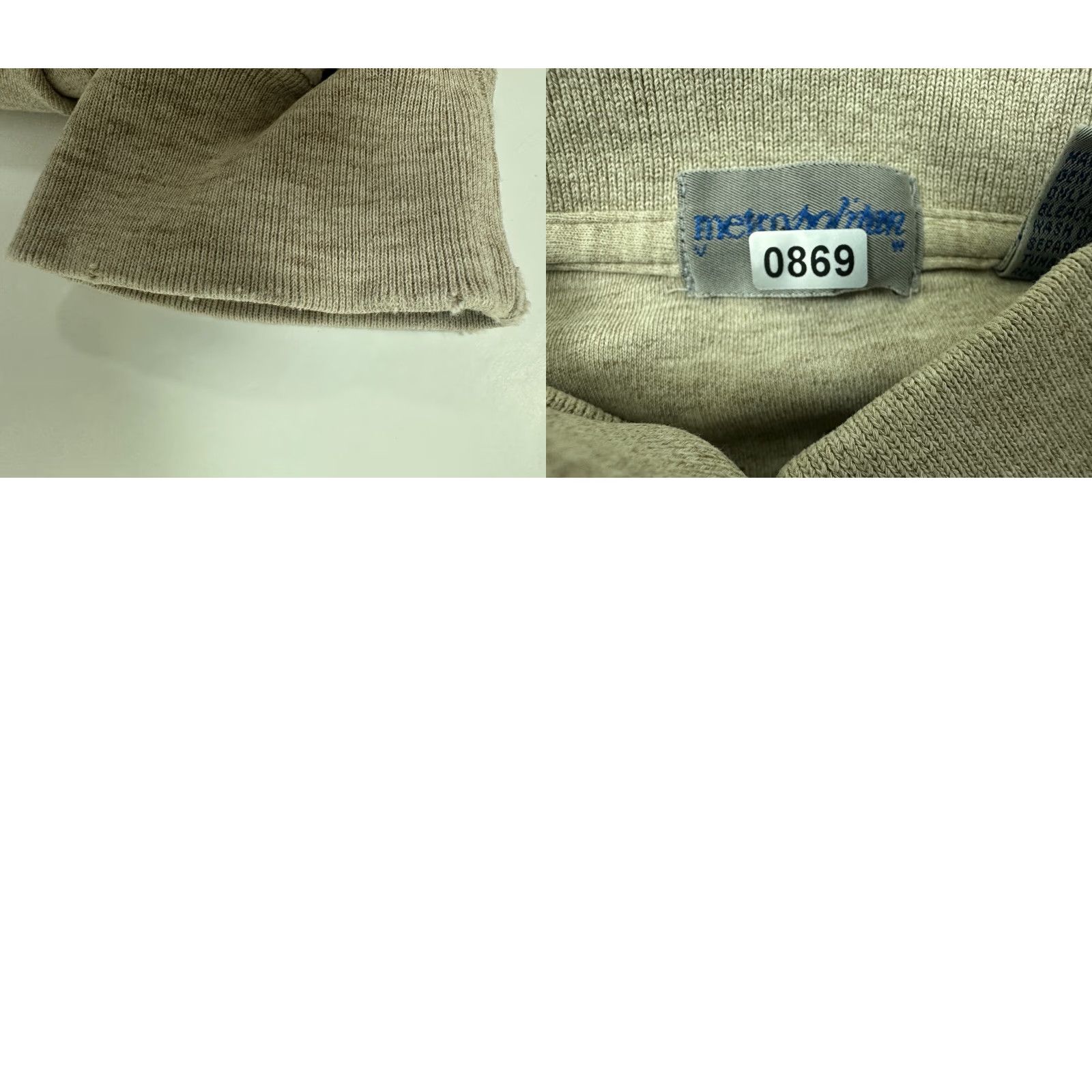 Vintage VINTAGE Metropolitan View Polo Shirt Men Large Boxy Regular Heavyweight Cotton Knit 90s Casual Preppy Sports 90s Mens Size US L / EU 52-54 / 3 - 9 Thumbnail