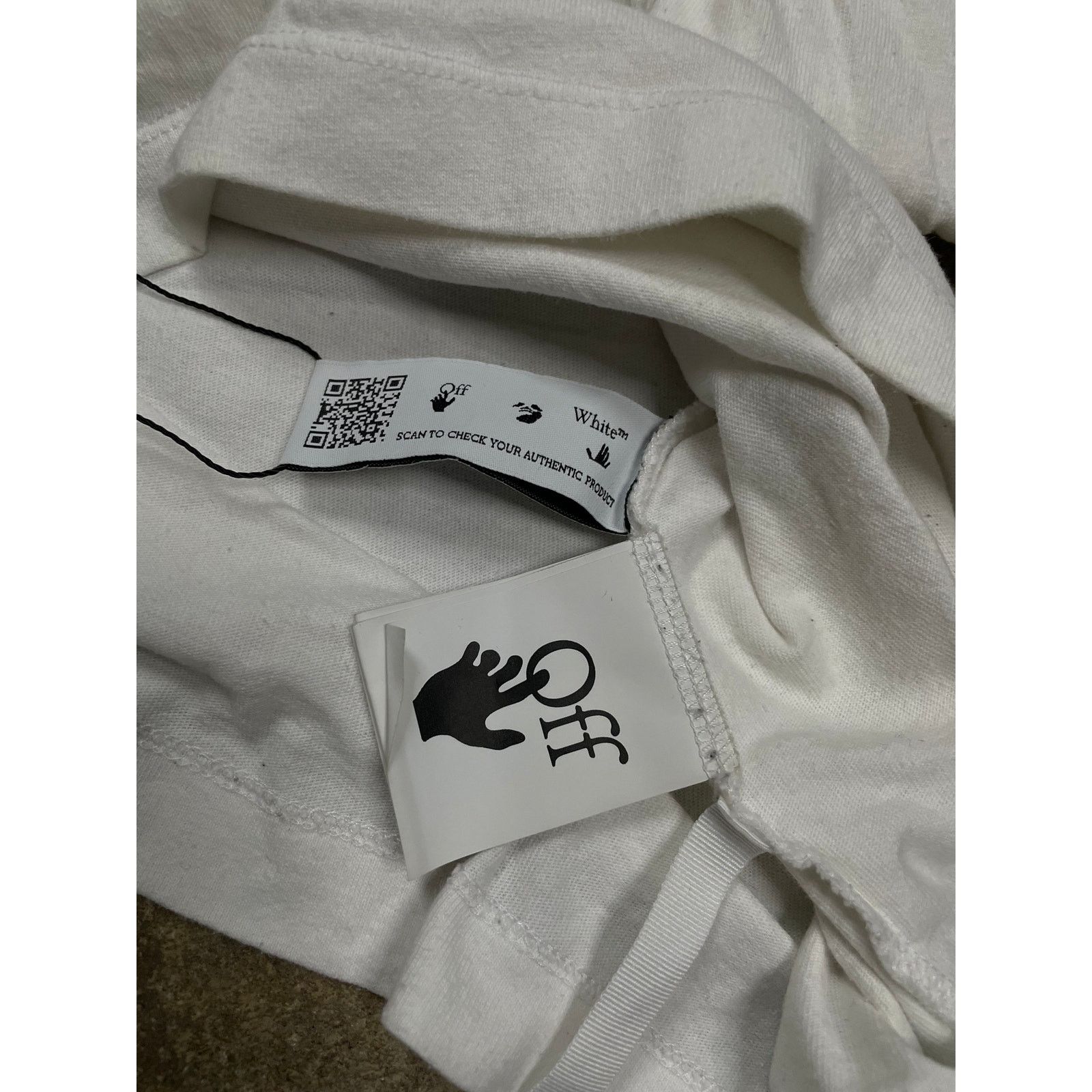 Off-White Off White LS White Black Used XL Size US XL / EU 56 / 4 - 3 Thumbnail