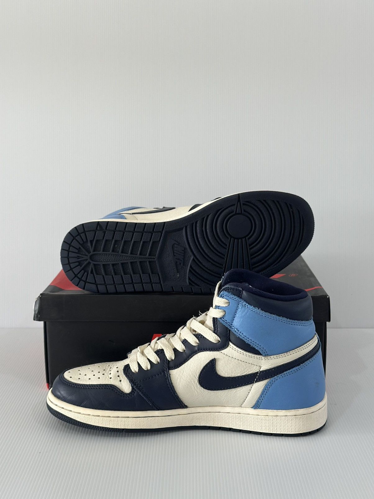 Nike Nike Jordan 1 Retro High Obsidian Size US 9.5 / EU 42-43 - 8 Thumbnail