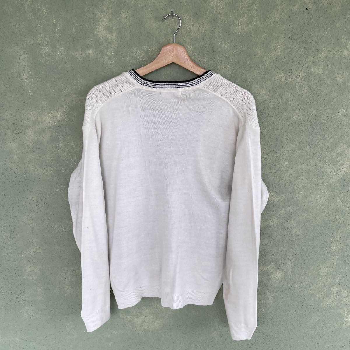 Aran Isles Knitwear Vintage Japanese Brand Dirty Cardigan Cable Knit Sweater Size US M / EU 48-50 / 2 - 11 Thumbnail