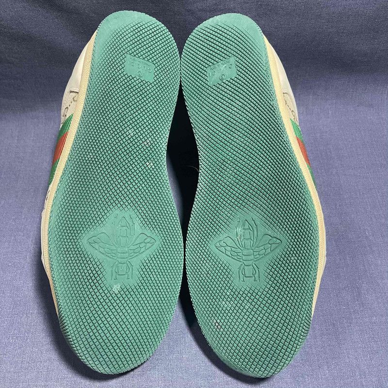 Gucci Gucci Screener Retro Leather Sneakers for Men - Size US 7.5 / EU 40-41 - 4 Thumbnail