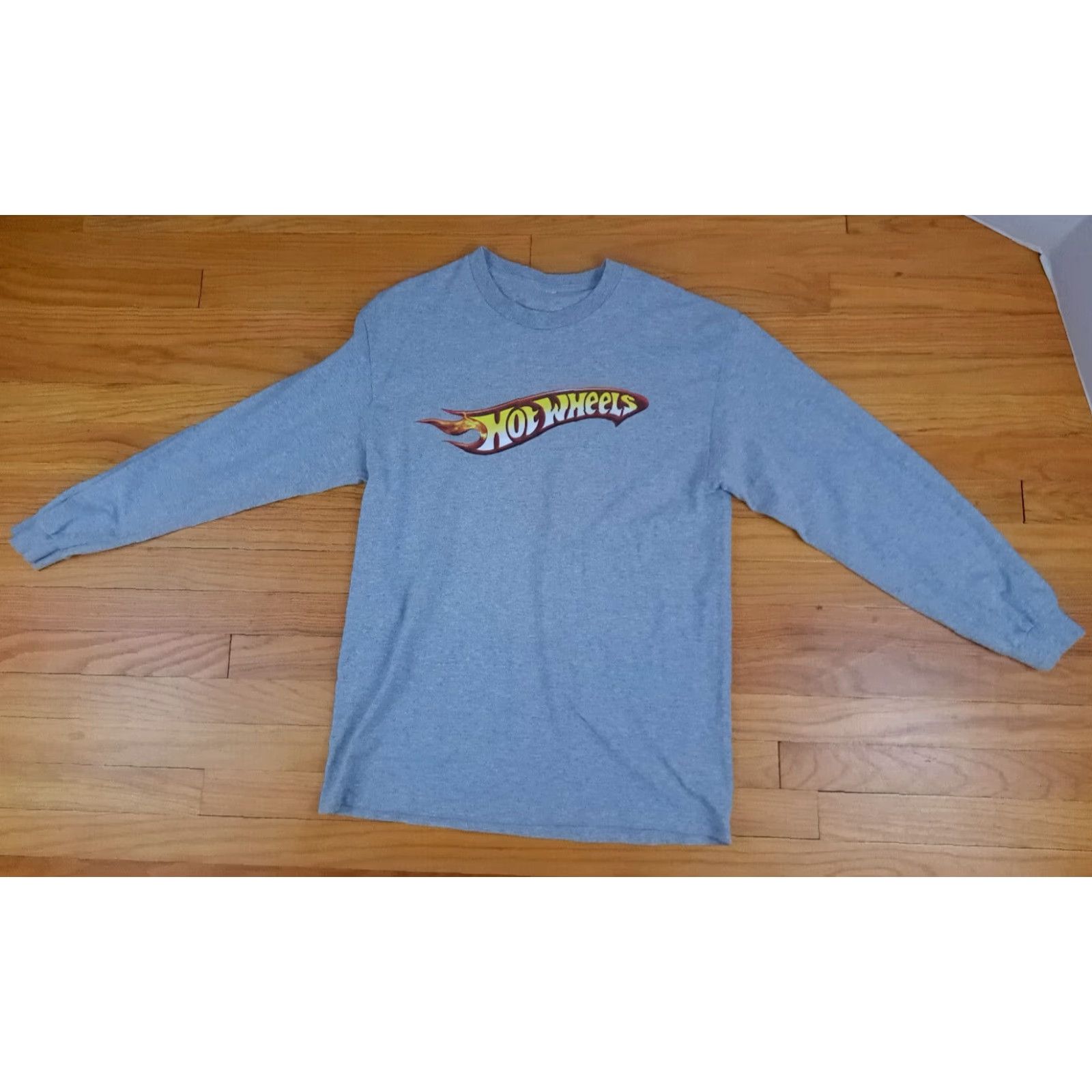 Vintage VINTAGE Hot Wheels in Flames Classic Printed Long Sleeve T-Shirt Grey M Adults Mens 男女 Size US M / EU 48-50 / 2 - 2 Thumbnail