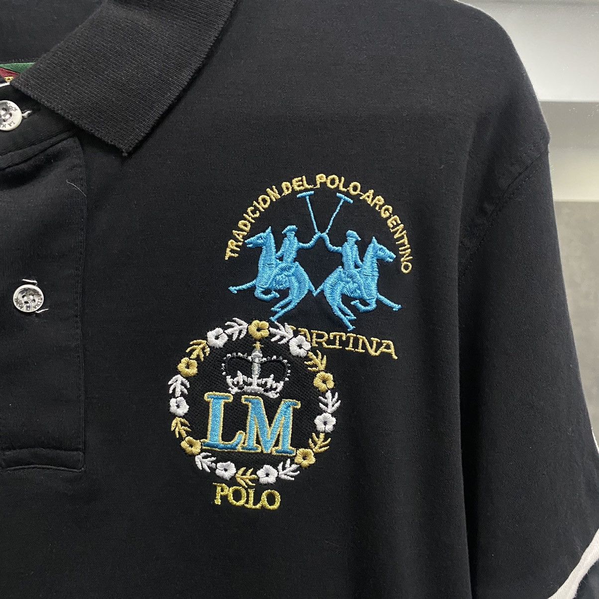La Martina La martina Polo Shirt Indian Cavalry Army Polo Size US XL / EU 56 / 4 - 6 Thumbnail
