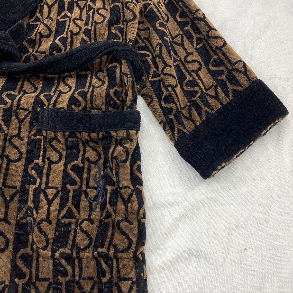 Yves Saint Laurent YSL Cotton Bathrobe #1876/09 Size US M / EU 48-50 / 2 - 3 Thumbnail