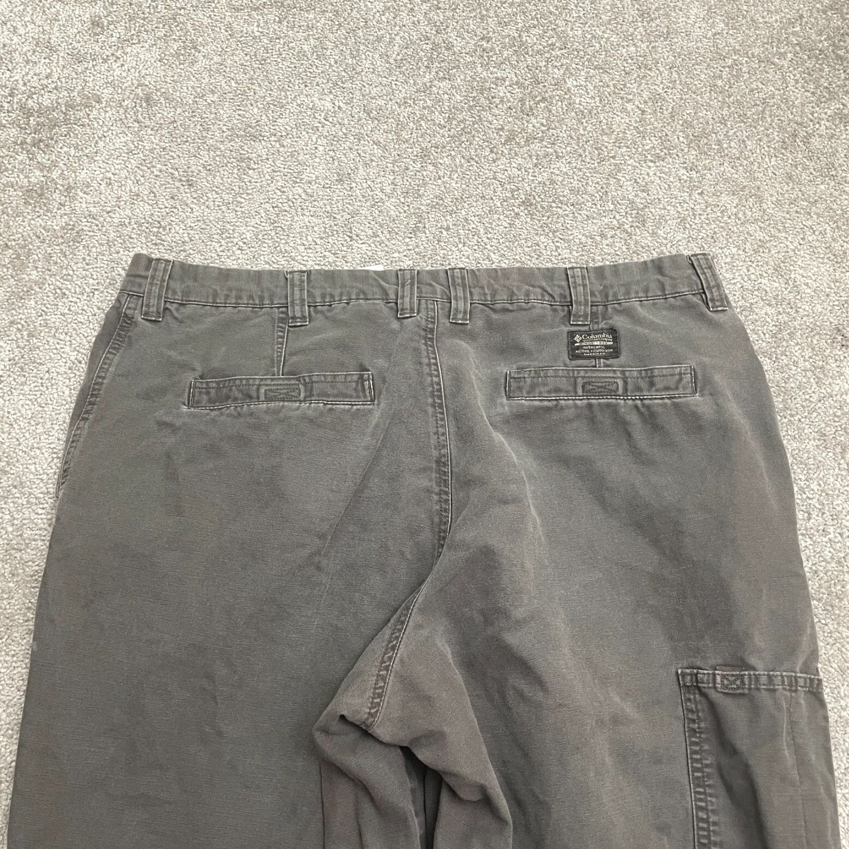 Vintage Columbia Pants Mens 40 Gray Carpenter Straight Leg Cotton Workwear Outdoor Hiking Casual Size US 40 / EU 56 - 4 Thumbnail