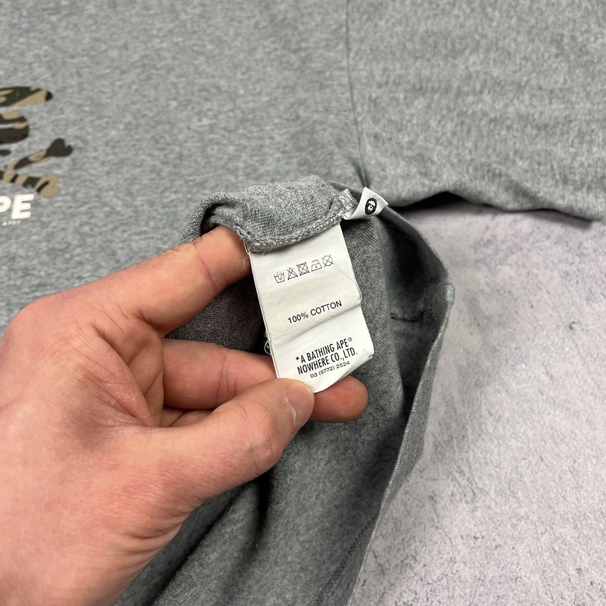 Aape A Bathing Ape y2k big logo tee Size US M / EU 48-50 / 2 - 8 Thumbnail