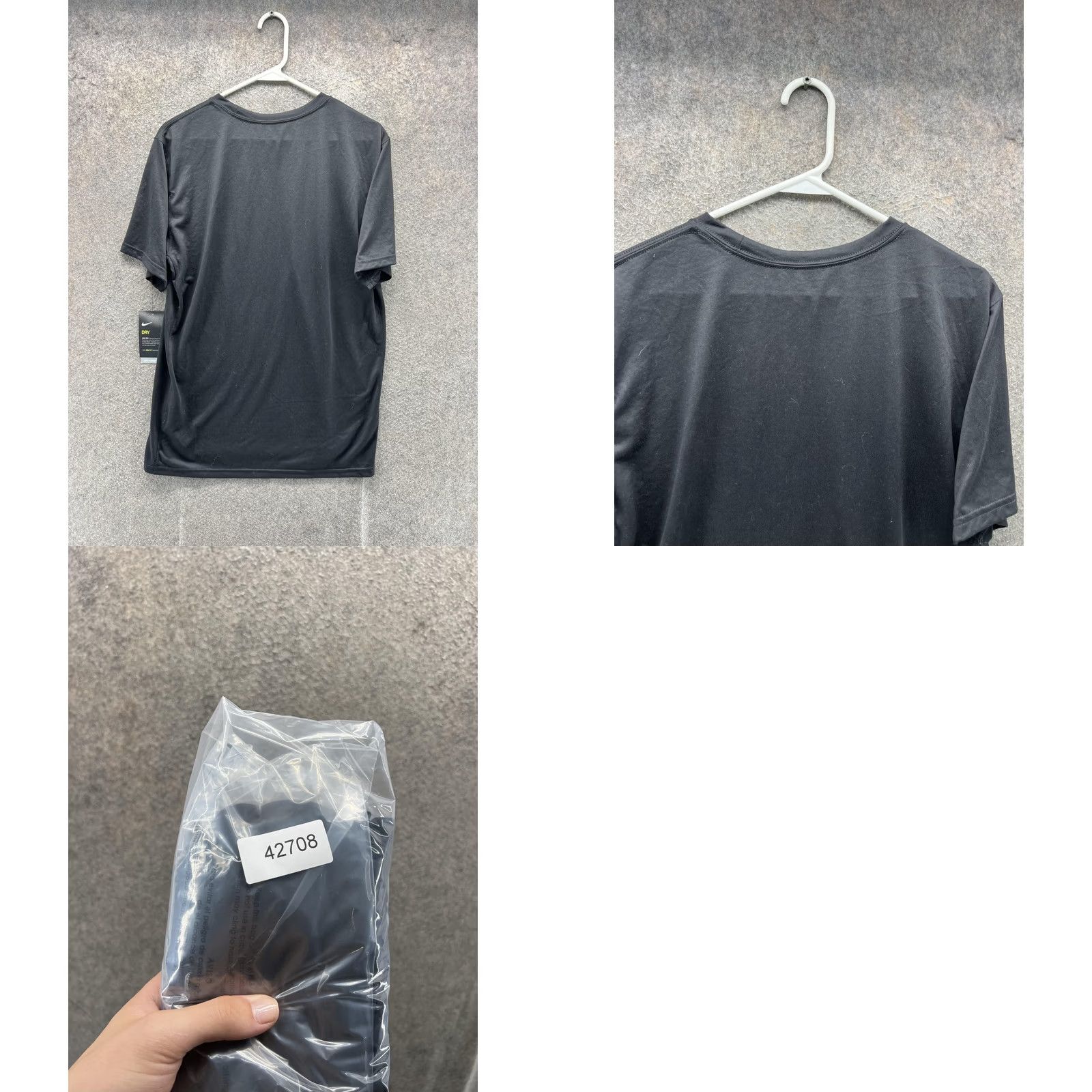 Nike Nike Dri-FIT Shirt Mens Large Black Short Sleeve Athletic Training Tee Top Nike Dri-FIT Shirt Mens Large Black Short Sleeve Athletic Tee Size US L / EU 52-54 / 3 - 9 Thumbnail