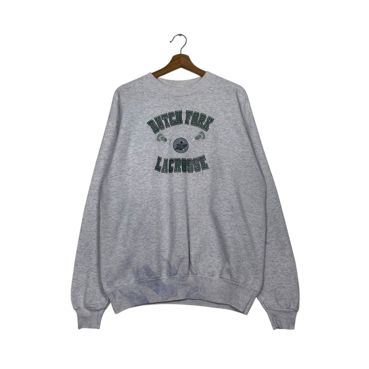 Japanese Brand Dutch Fork Lacrosse Big Logo Crewneck sweatshirt Size US L / EU 52-54 / 3 - 1 Thumbnail